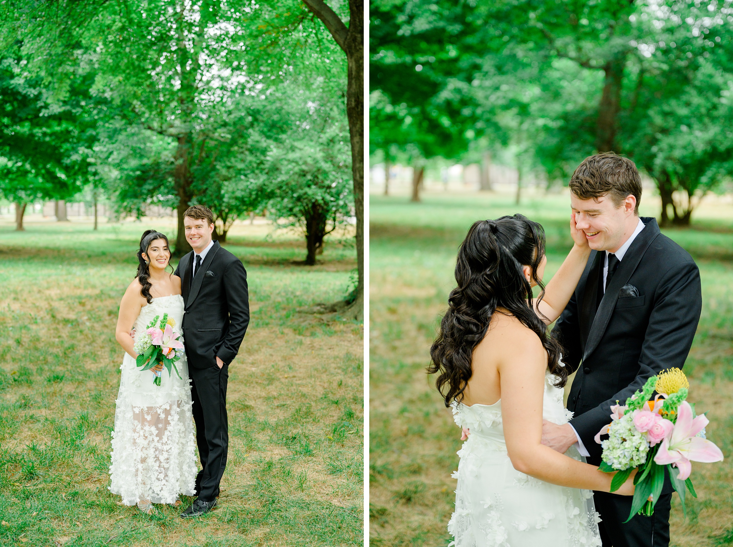 Summer elopement at the DC War Memorial Photographed by Baltimore Wedding Photographer Cait Kramer Photography