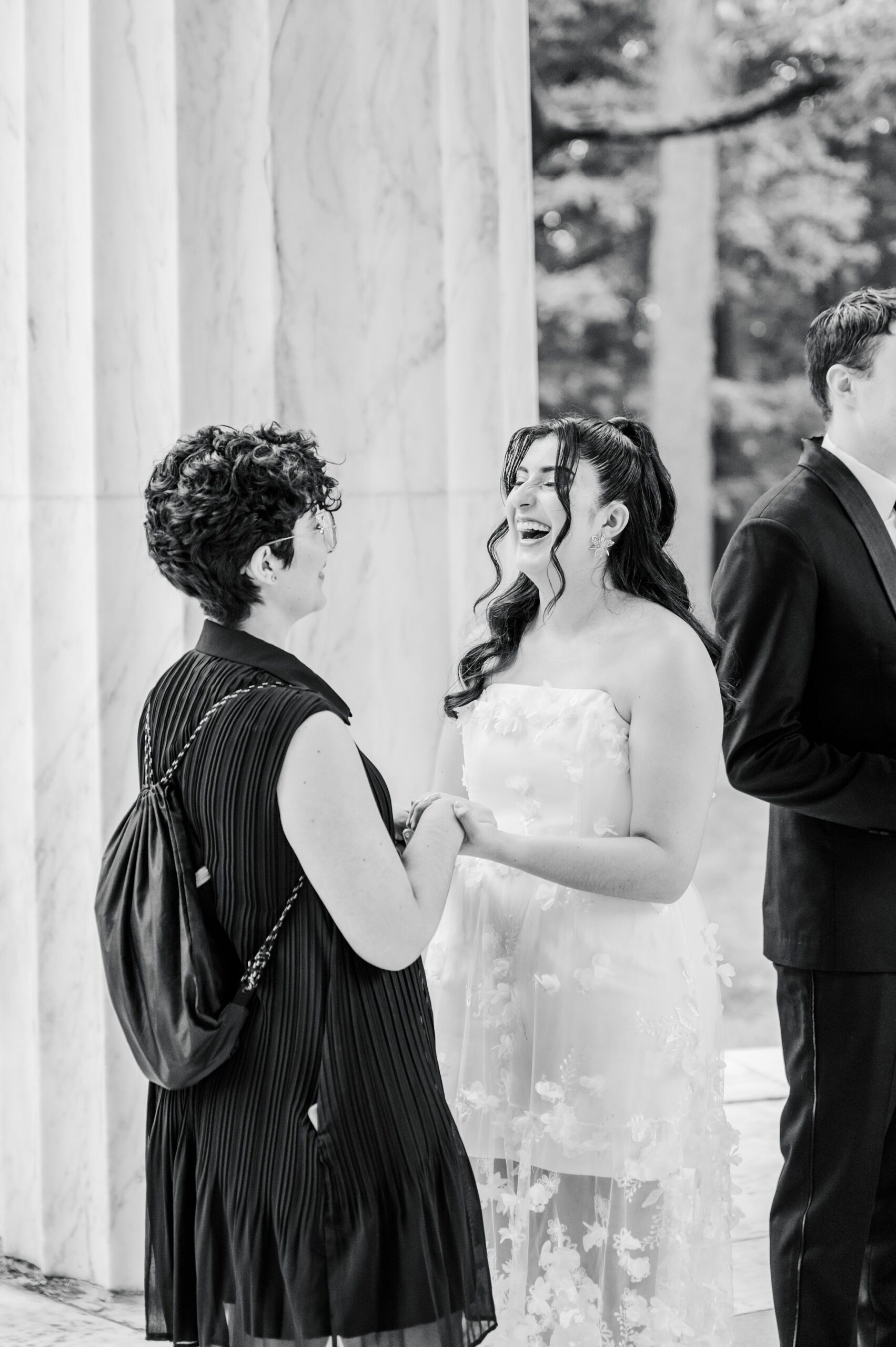 Summer elopement at the DC War Memorial Photographed by Baltimore Wedding Photographer Cait Kramer Photography