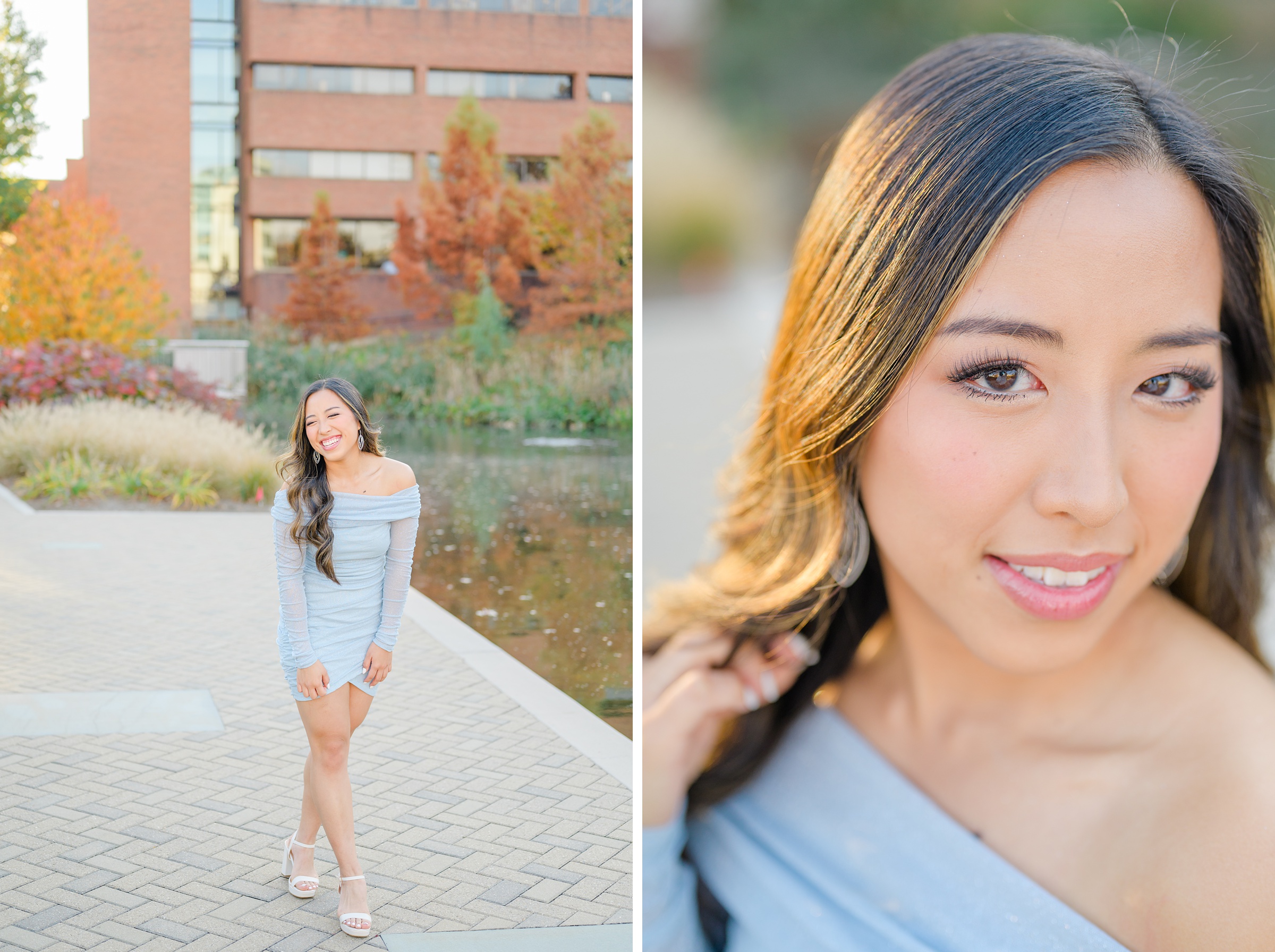 Fall UMBC Grad Photos at University of Maryland photographed by Baltimore Grad Photographer Cait Kramer