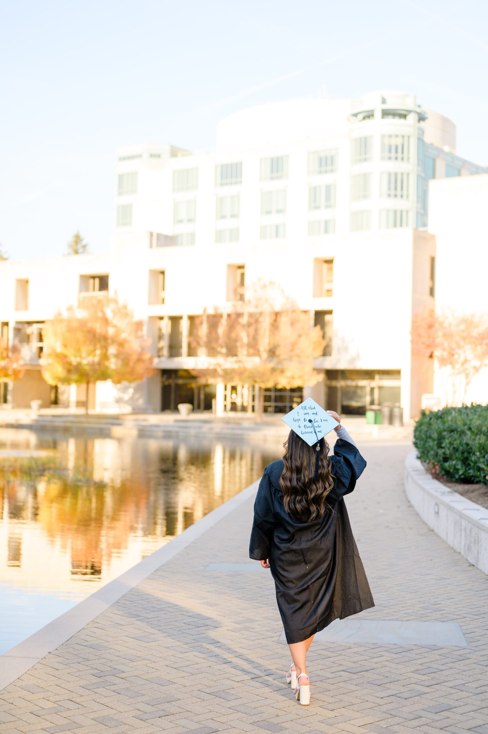 Fall UMBC Grad Photos at University of Maryland photographed by Baltimore Grad Photographer Cait Kramer