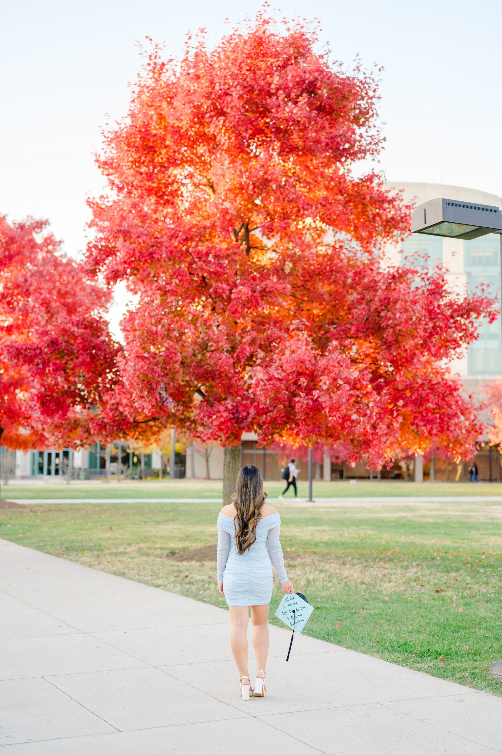 Fall UMBC Grad Photos at University of Maryland photographed by Baltimore Grad Photographer Cait Kramer