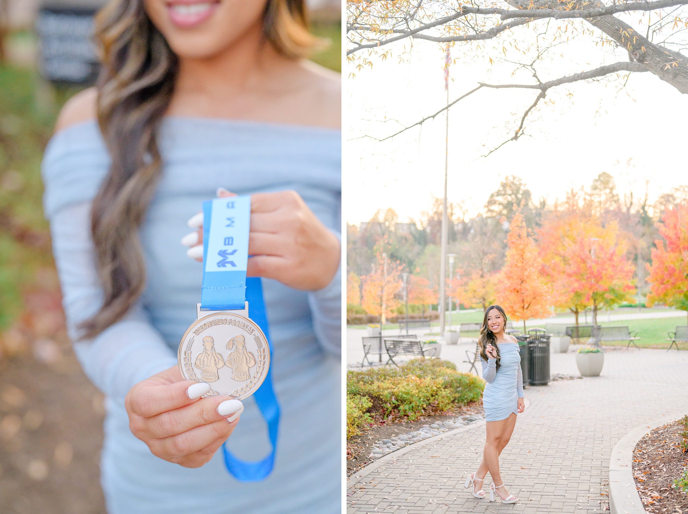 Fall UMBC Grad Photos at University of Maryland photographed by Baltimore Grad Photographer Cait Kramer