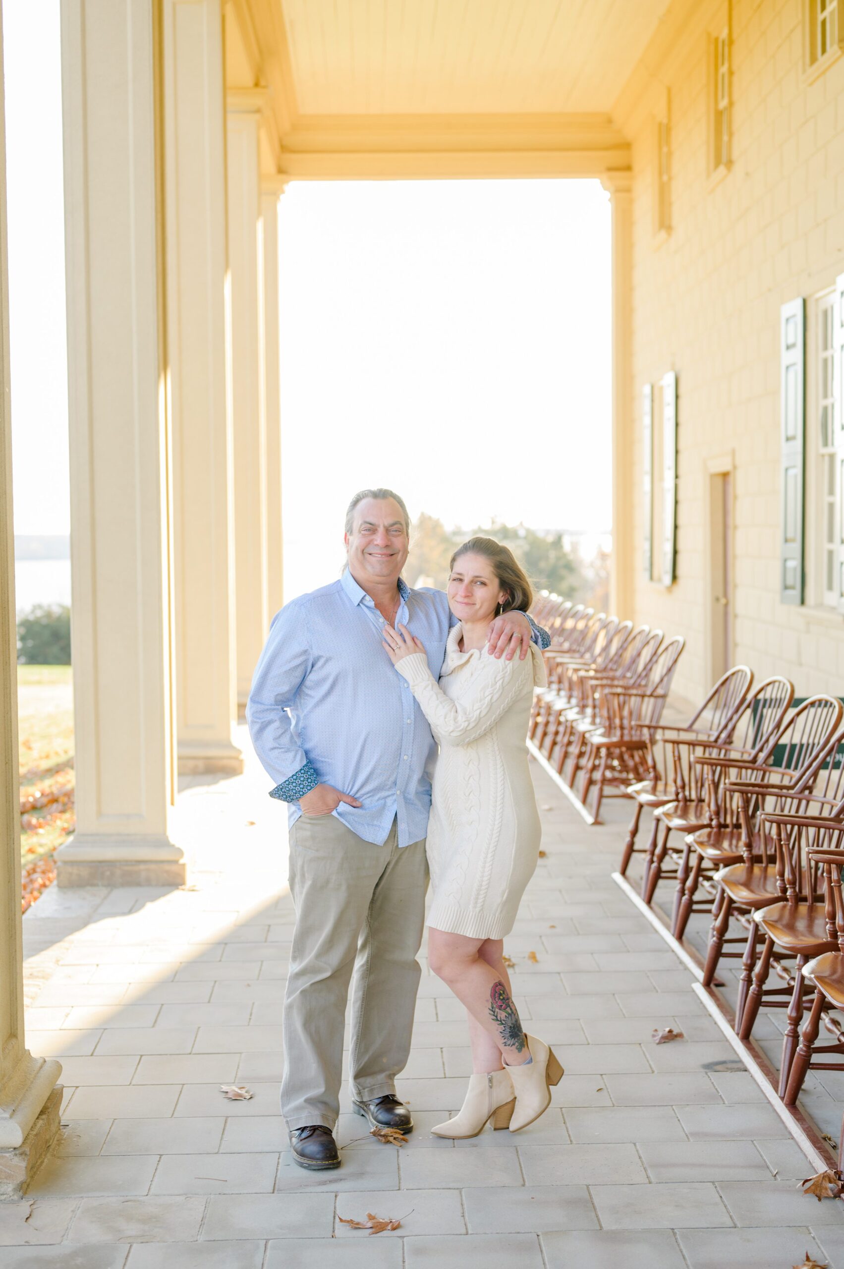 Mount Vernon Engagement Photos in Northern Virginia photographed by Baltimore Wedding Photographer Cait Kramer