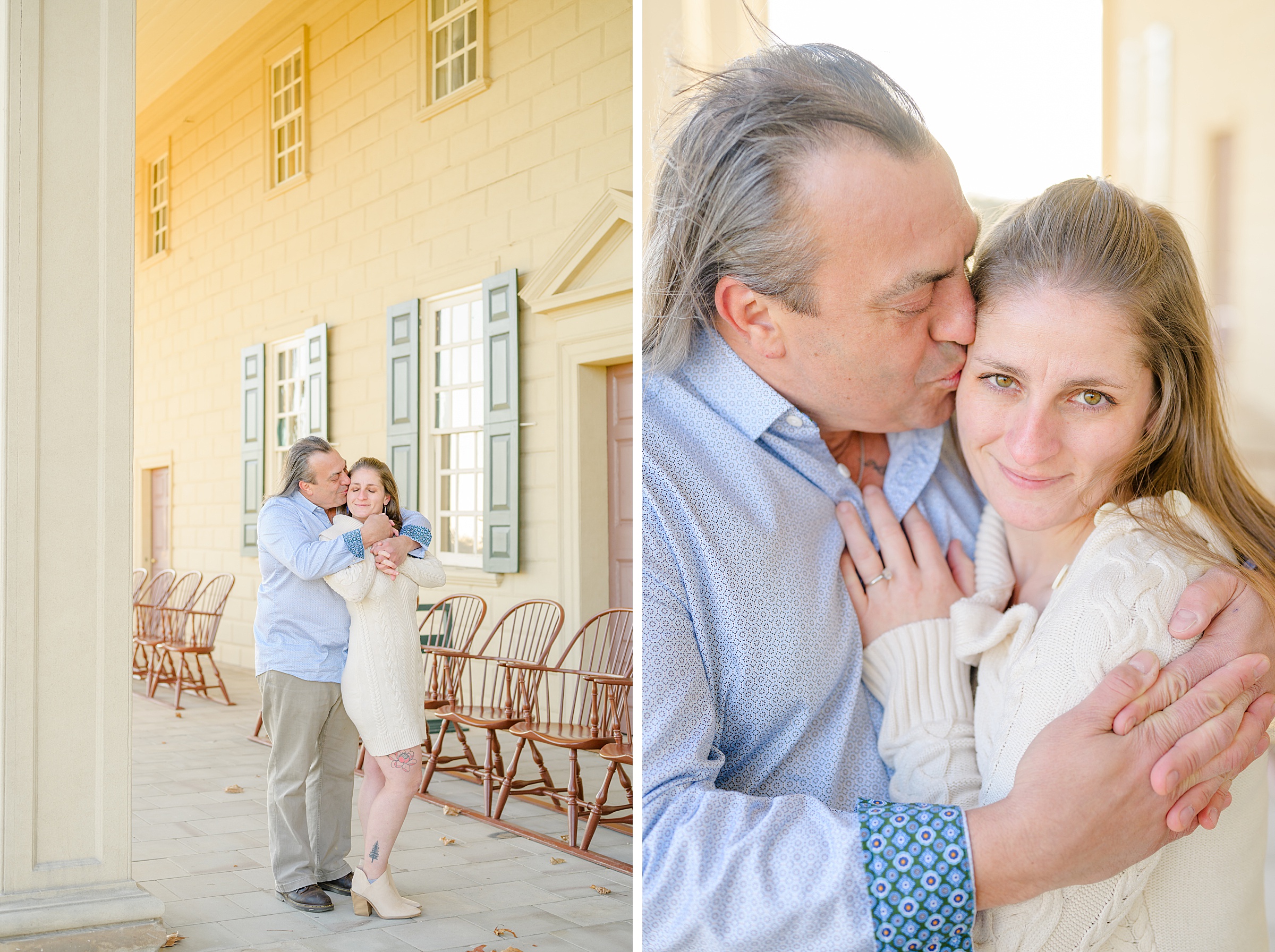 Mount Vernon Engagement Photos in Northern Virginia photographed by Baltimore Wedding Photographer Cait Kramer