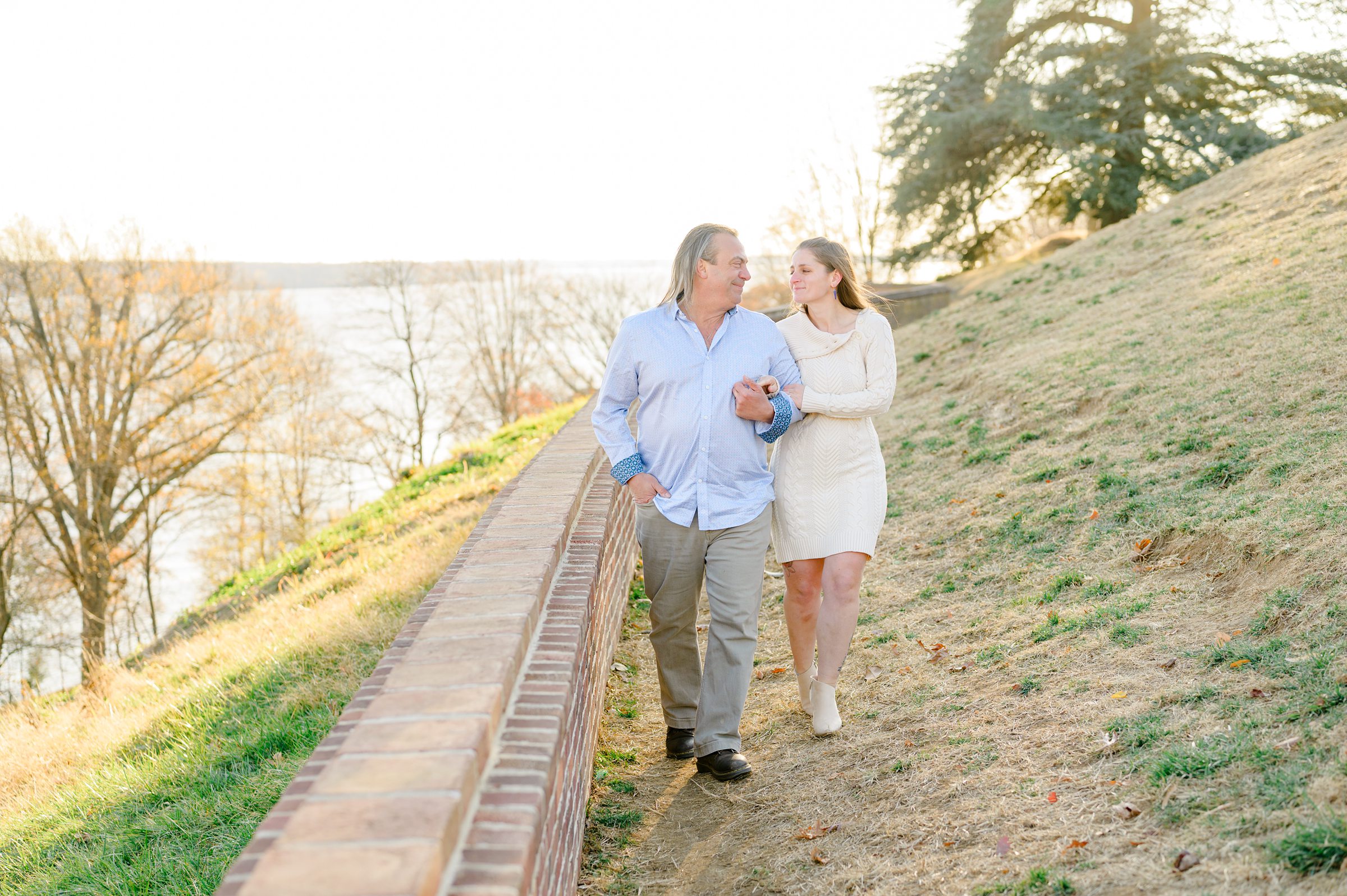 Mount Vernon Engagement Photos in Northern Virginia photographed by Baltimore Wedding Photographer Cait Kramer