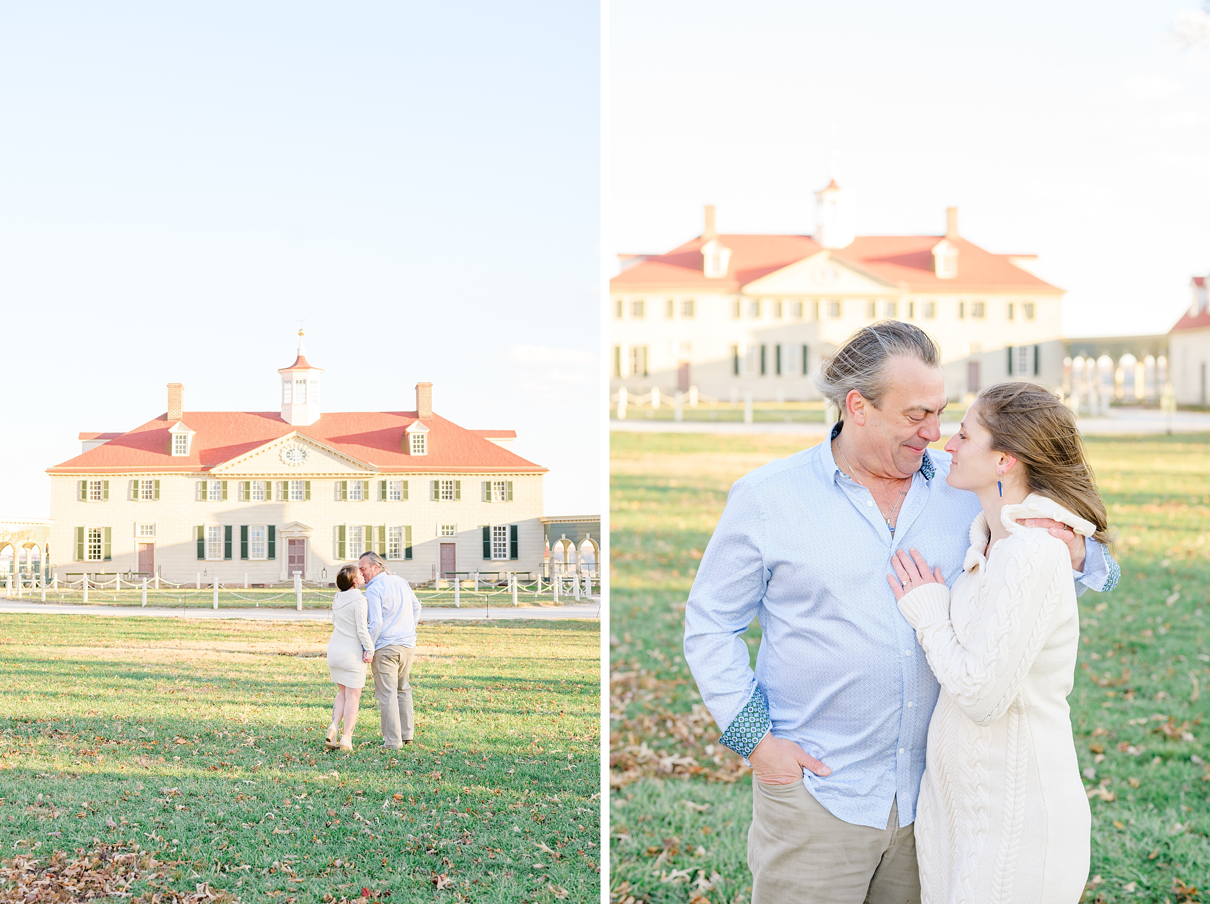 Mount Vernon Engagement Photos in Northern Virginia photographed by Baltimore Wedding Photographer Cait Kramer