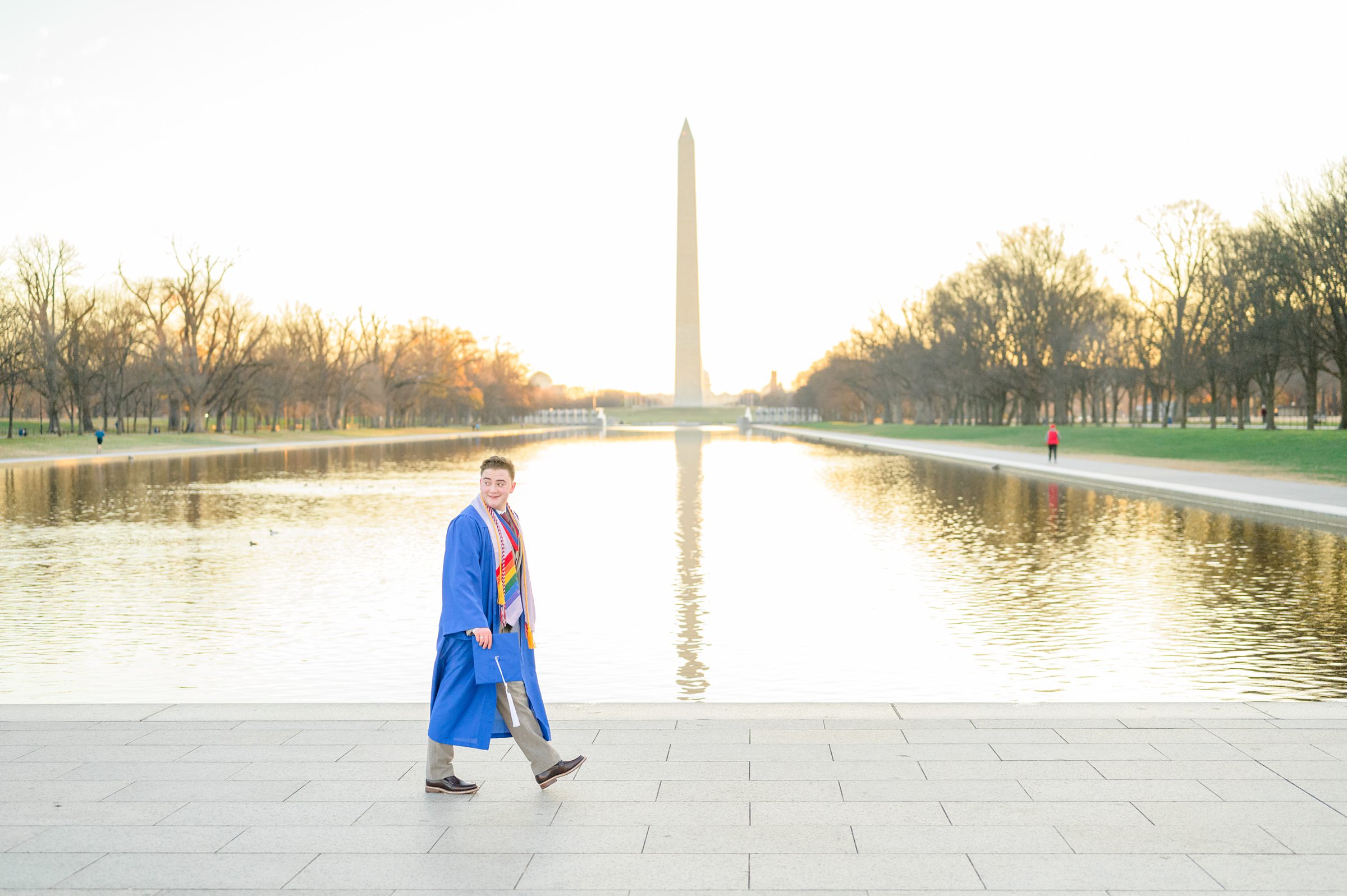 AU Grad Photos in Washington, DC photographed by Baltimore Grad Photographer Cait Kramer.