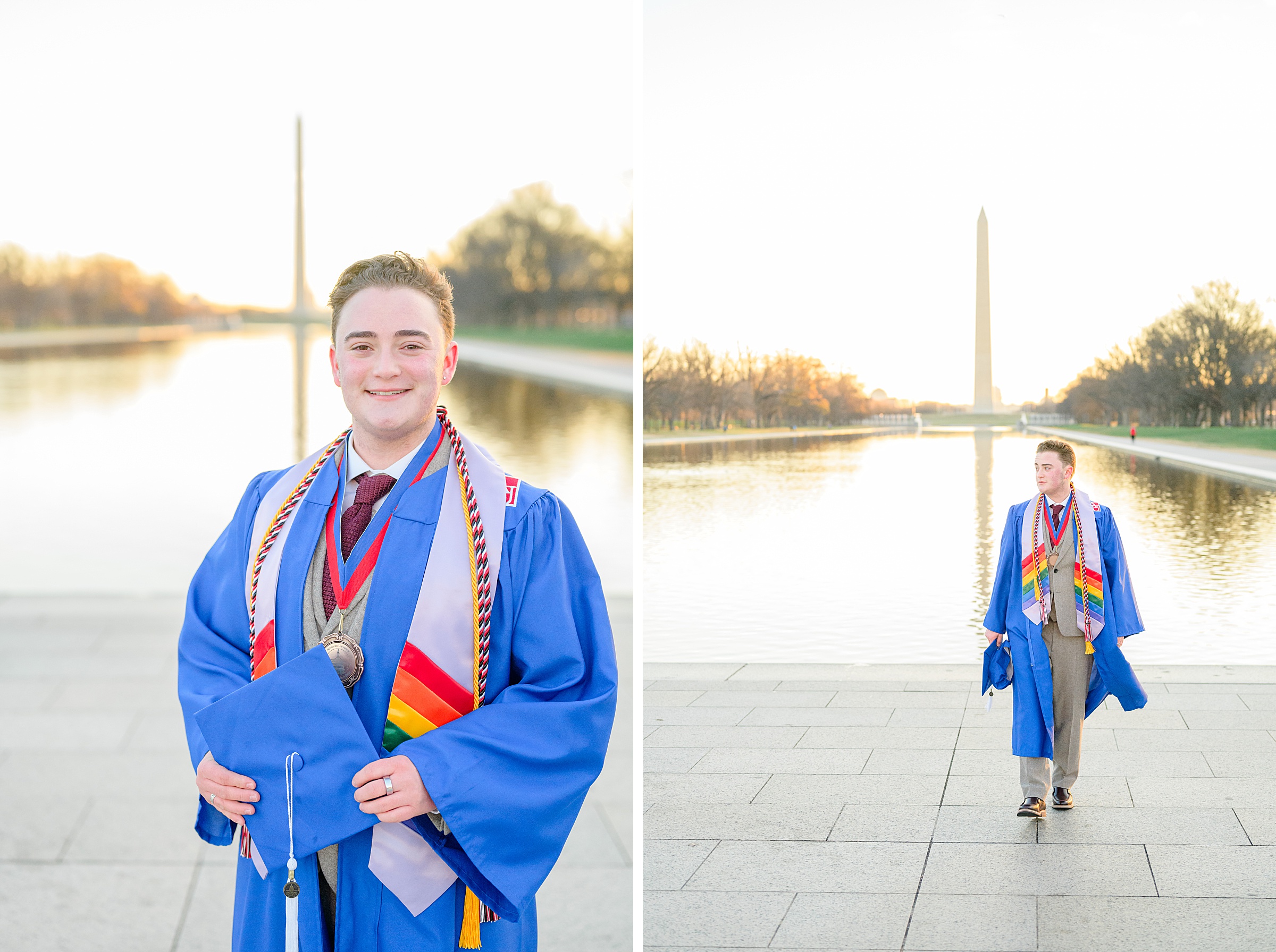 AU Grad Photos in Washington, DC photographed by Baltimore Grad Photographer Cait Kramer.