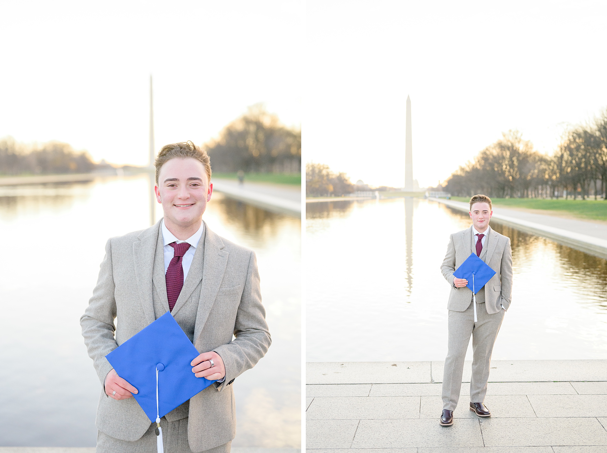 AU Grad Photos in Washington, DC photographed by Baltimore Grad Photographer Cait Kramer.