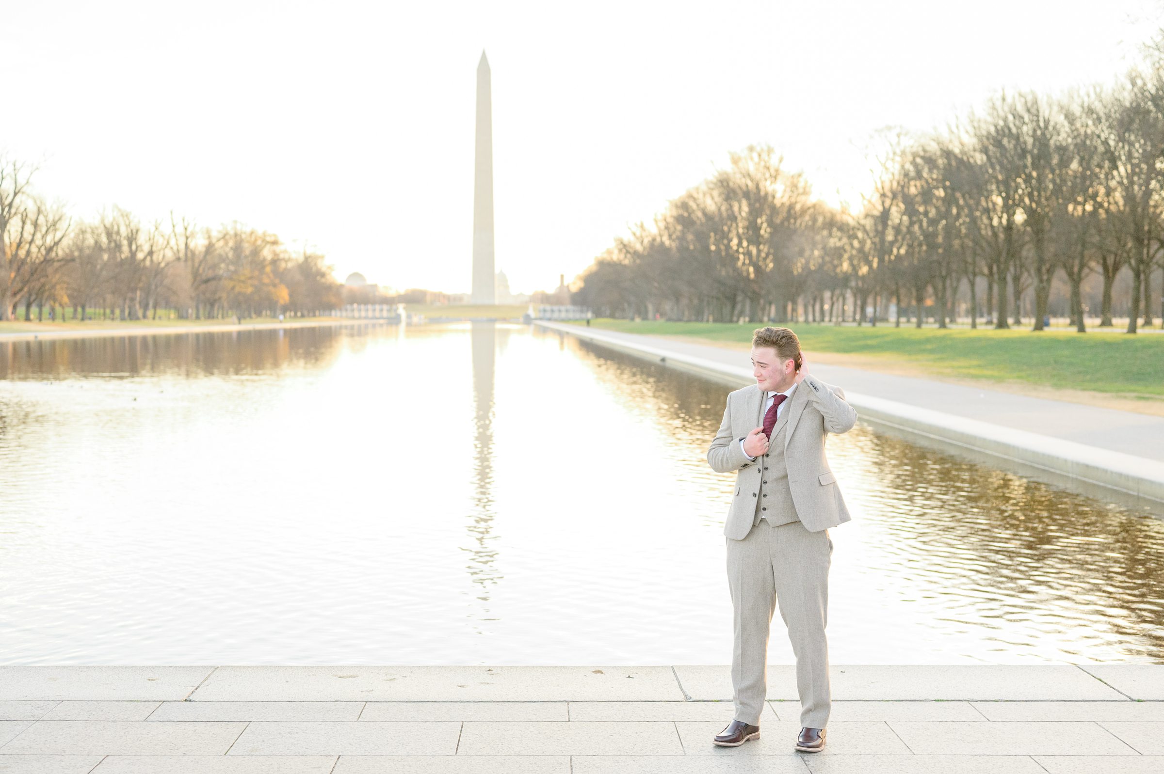 AU Grad Photos in Washington, DC photographed by Baltimore Grad Photographer Cait Kramer.