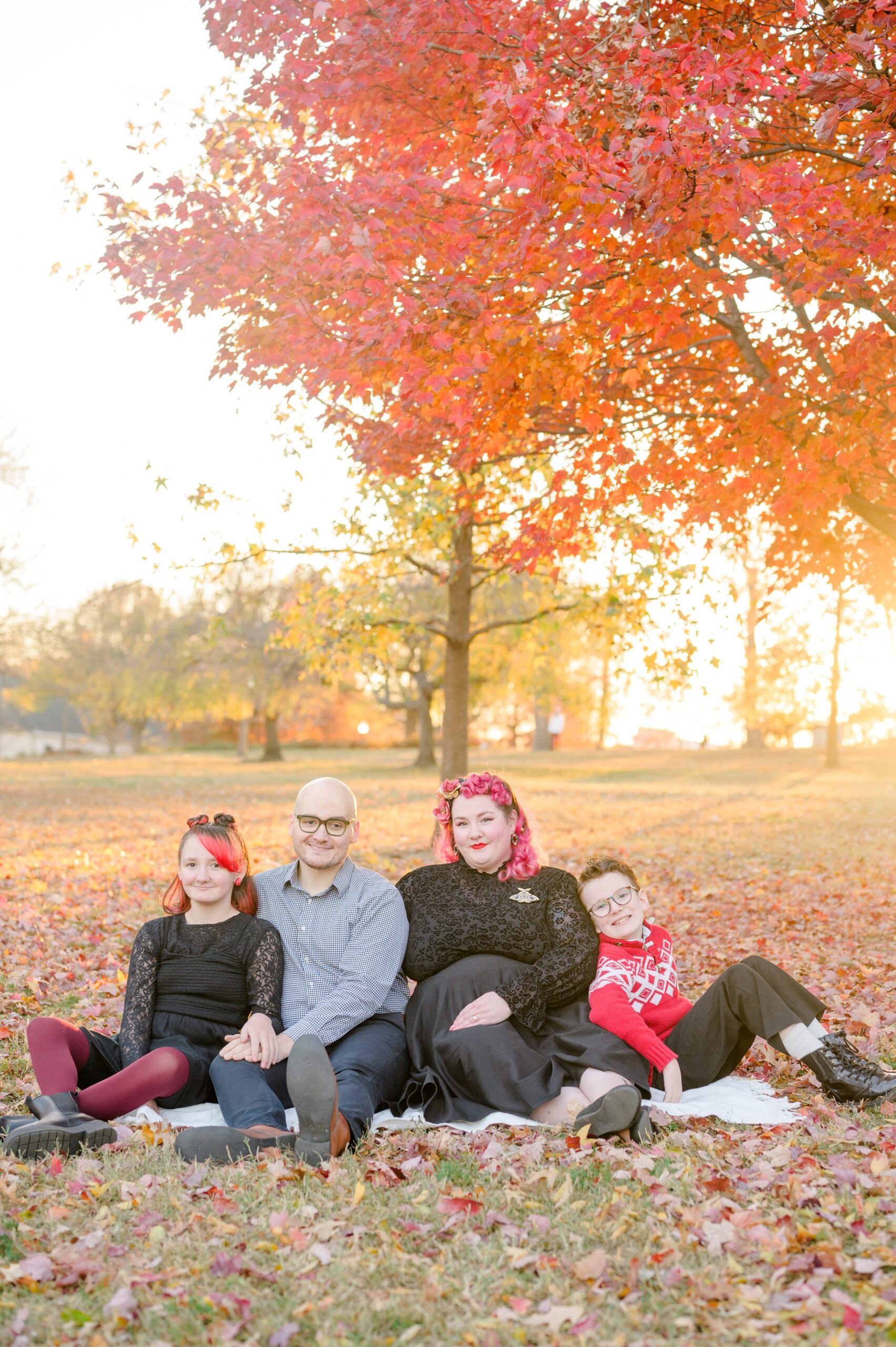 Autumn Family Mini Sessions in Baltimore, Maryland photographed by Baltimore Family Photographer Cait Kramer Photography.