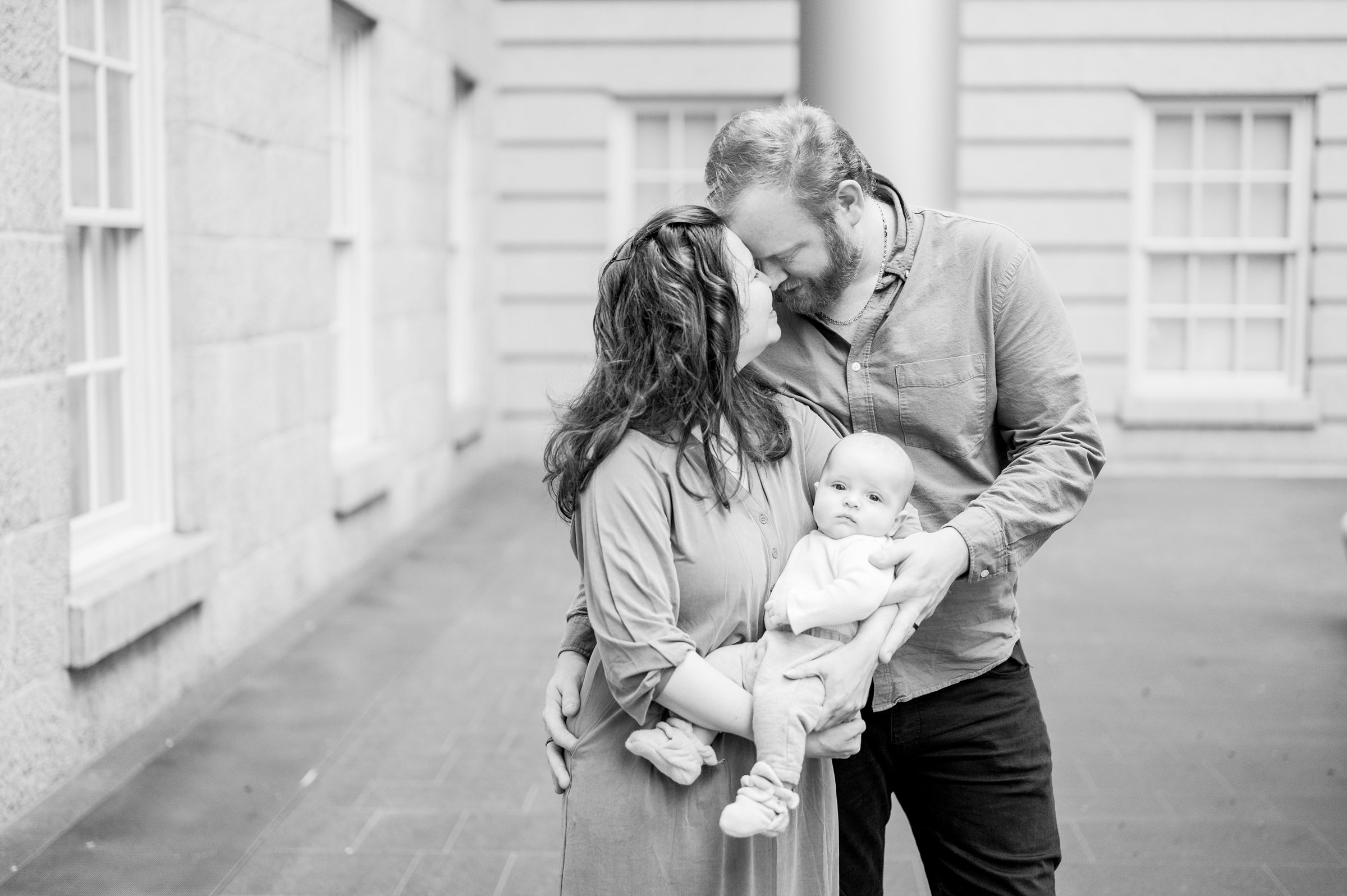 Family Session at the National Portrait Gallery in Washington, D.C. photographed by Baltimore Portrait Photographer Cait Kramer.