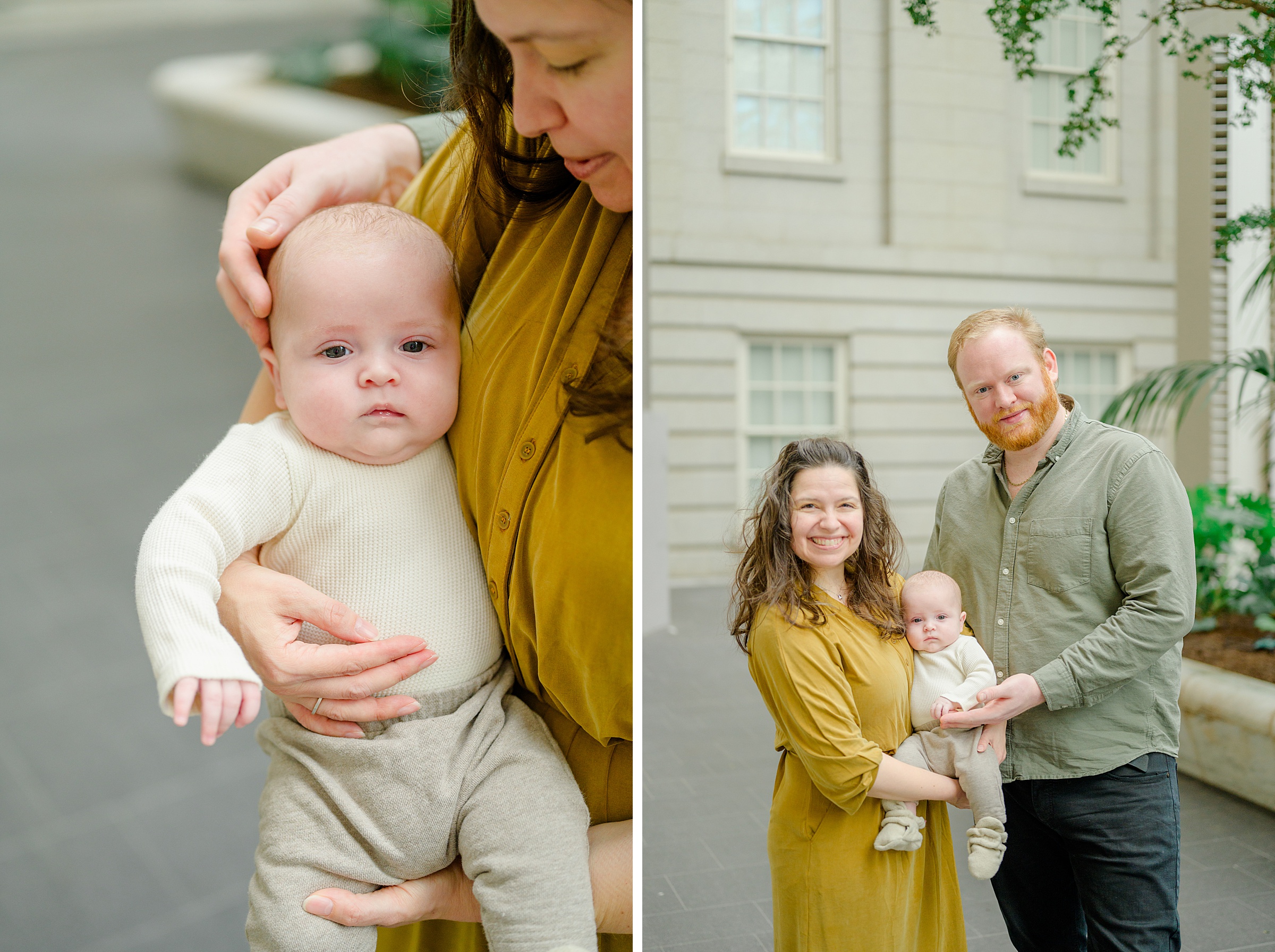 Family Session at the National Portrait Gallery in Washington, D.C. photographed by Baltimore Portrait Photographer Cait Kramer.