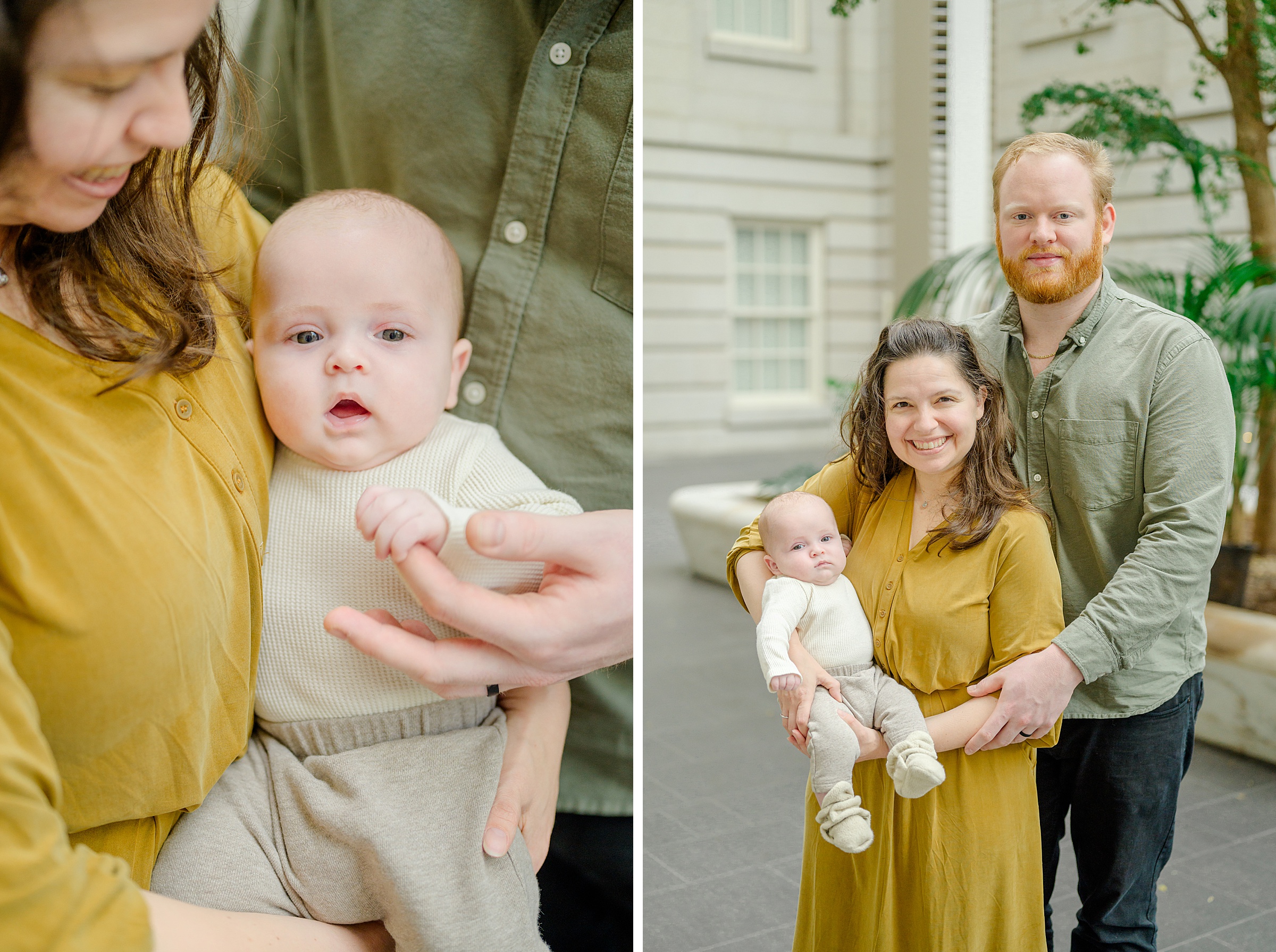 Family Session at the National Portrait Gallery in Washington, D.C. photographed by Baltimore Portrait Photographer Cait Kramer.