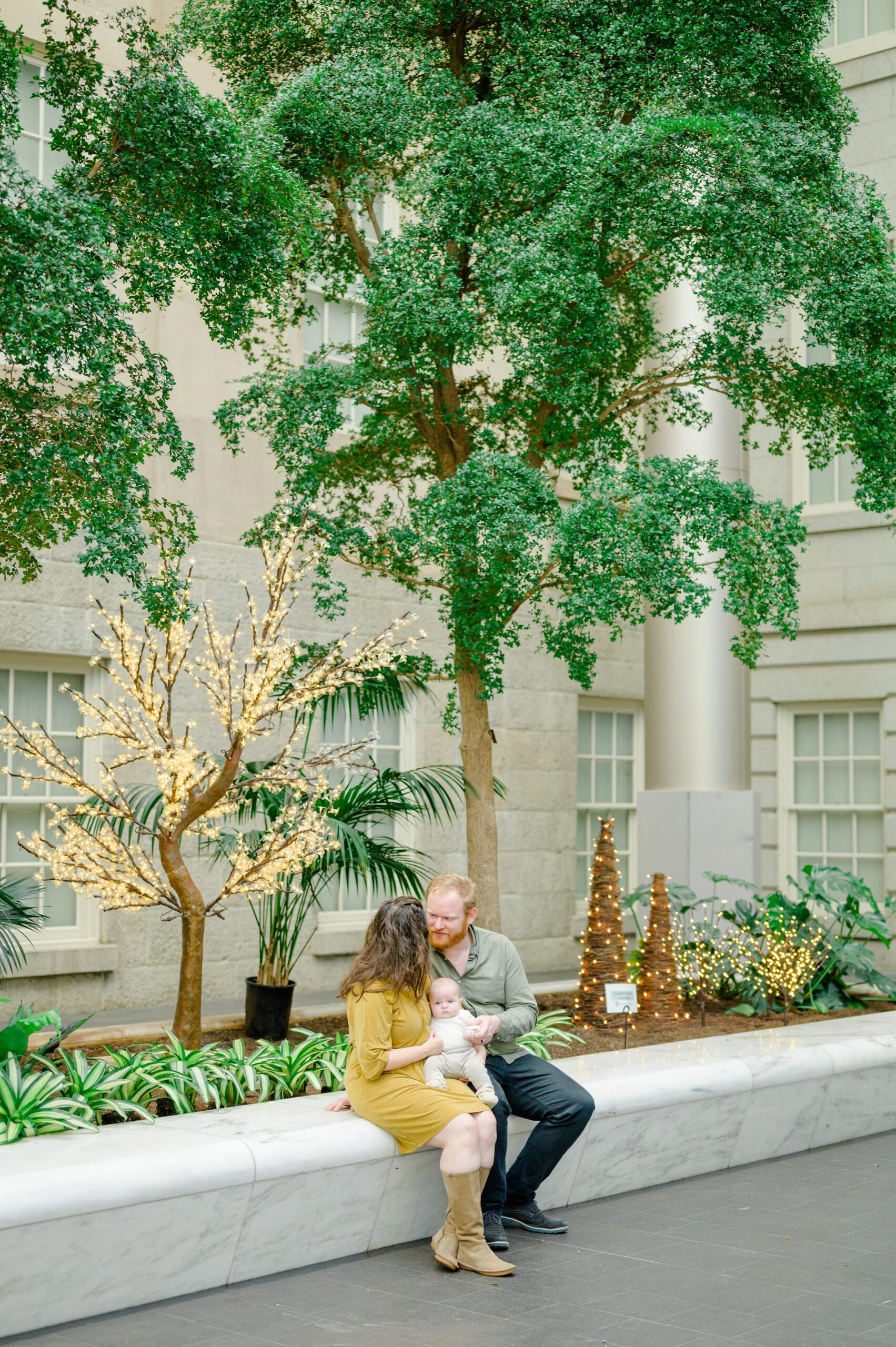 Family Session at the National Portrait Gallery in Washington, D.C. photographed by Baltimore Portrait Photographer Cait Kramer.