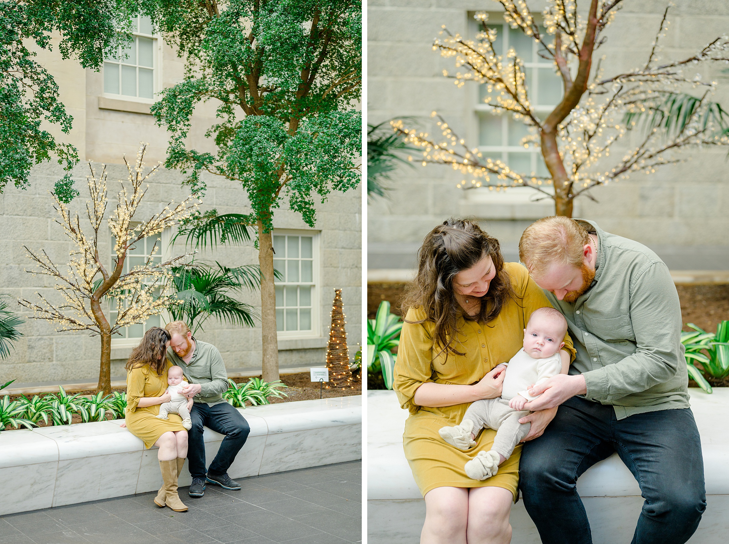 Family Session at the National Portrait Gallery in Washington, D.C. photographed by Baltimore Portrait Photographer Cait Kramer.