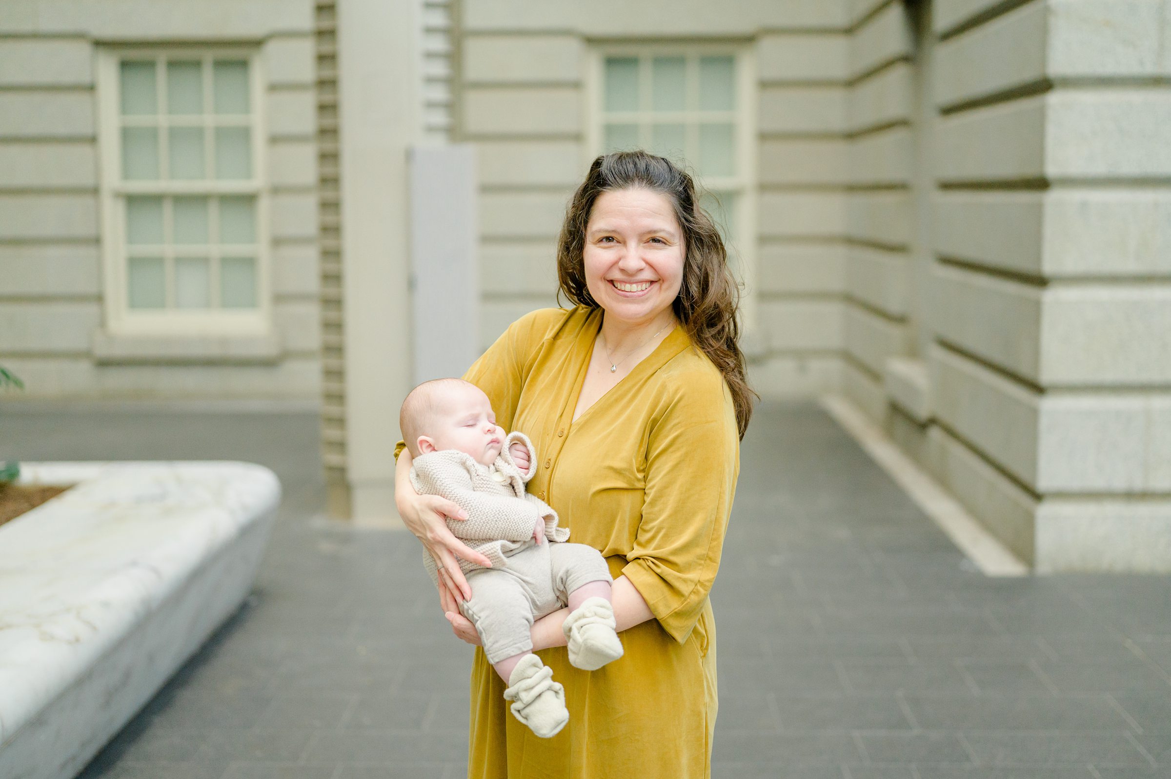 Family Session at the National Portrait Gallery in Washington, D.C. photographed by Baltimore Portrait Photographer Cait Kramer.