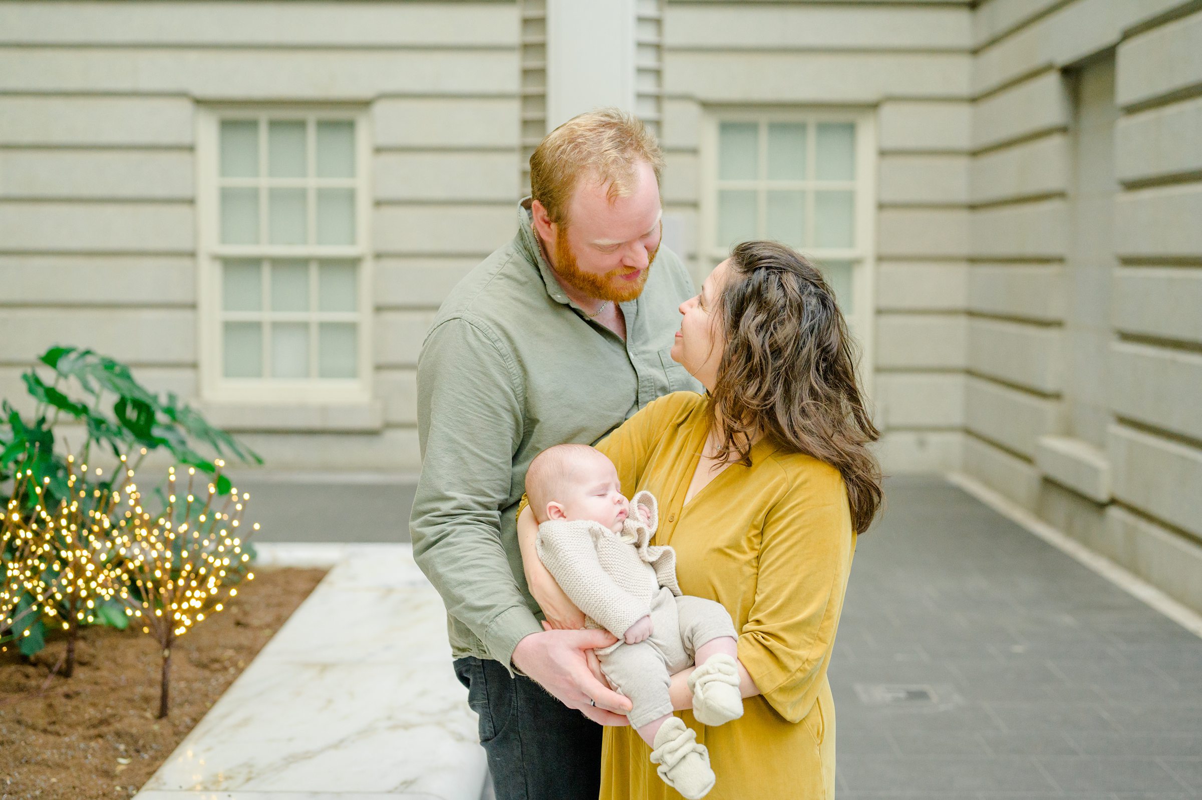 Family Session at the National Portrait Gallery in Washington, D.C. photographed by Baltimore Portrait Photographer Cait Kramer.