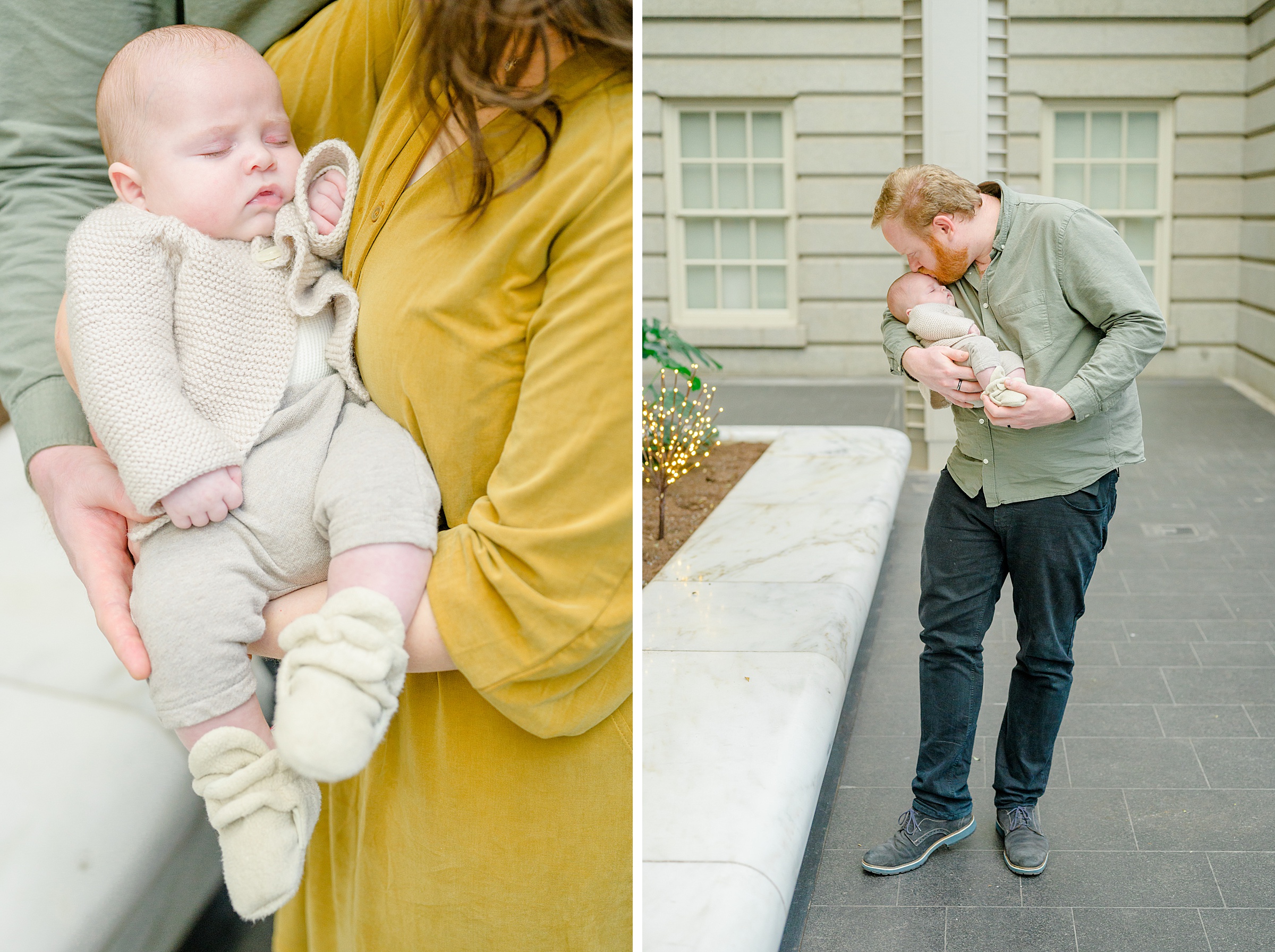 Family Session at the National Portrait Gallery in Washington, D.C. photographed by Baltimore Portrait Photographer Cait Kramer.