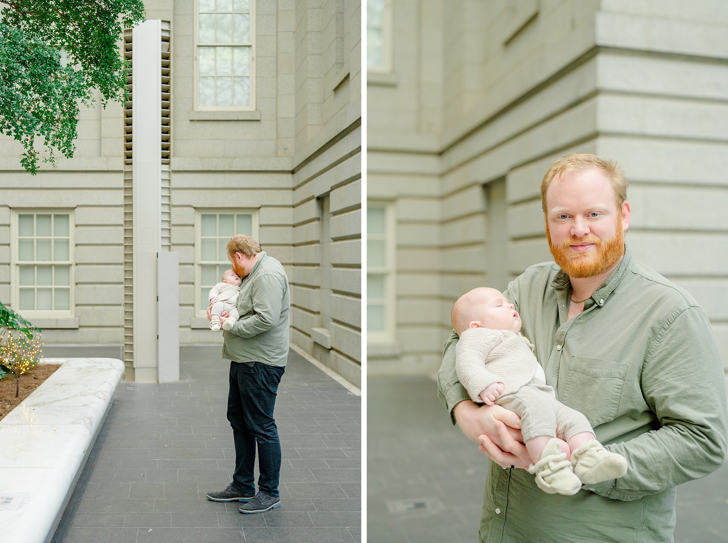 Family Session at the National Portrait Gallery in Washington, D.C. photographed by Baltimore Portrait Photographer Cait Kramer.