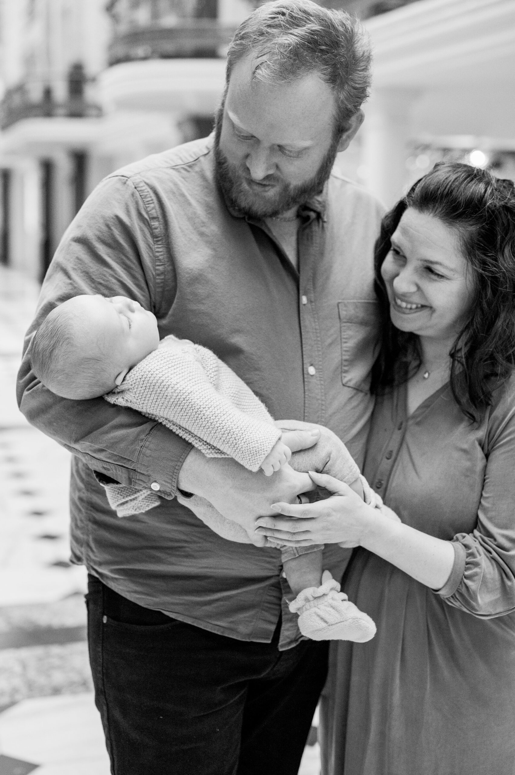 Family Session at the National Portrait Gallery in Washington, D.C. photographed by Baltimore Portrait Photographer Cait Kramer.