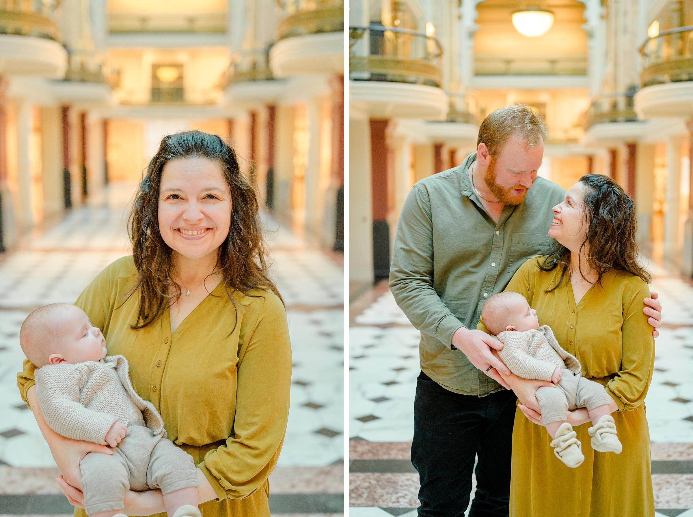 Family Session at the National Portrait Gallery in Washington, D.C. photographed by Baltimore Portrait Photographer Cait Kramer.