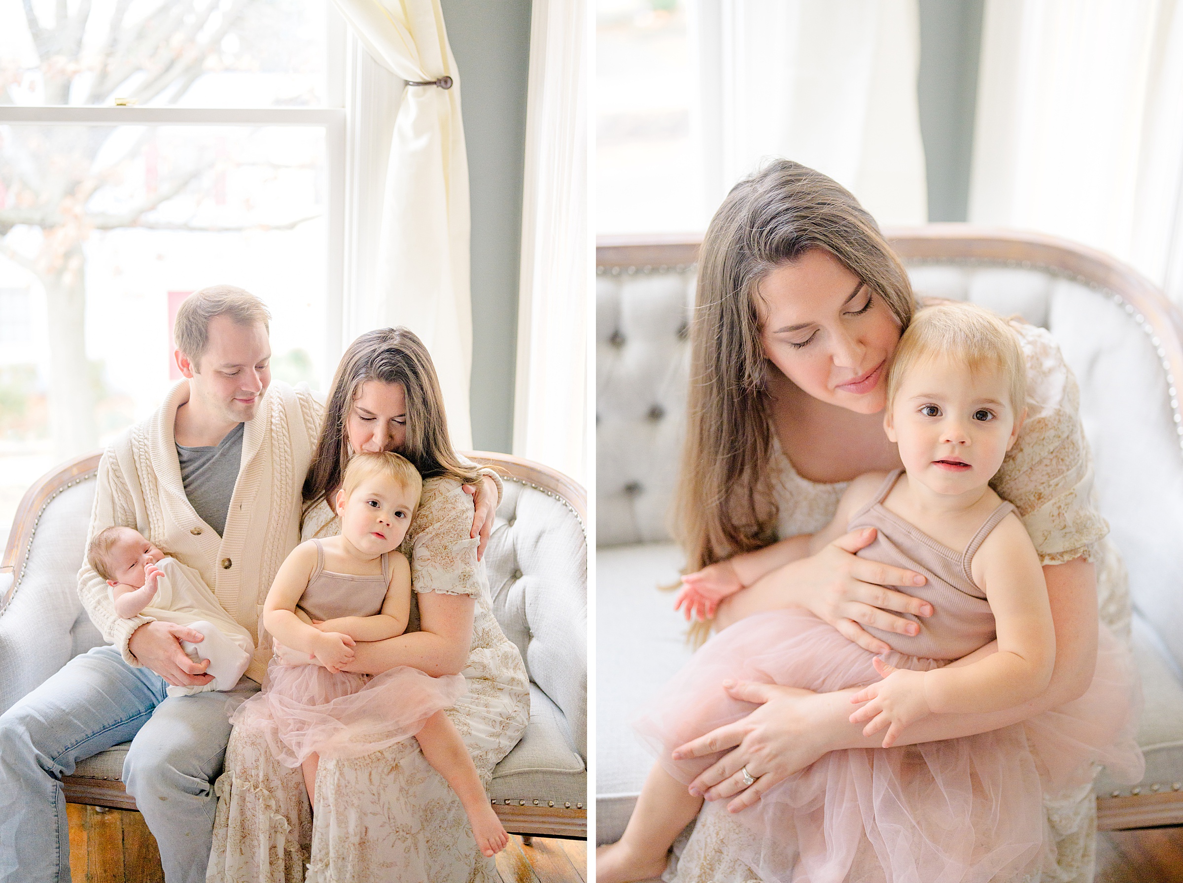 Old Town Alexandria In Home Newborn Session photographed by Baltimore Newborn Photographer Cait Kramer.