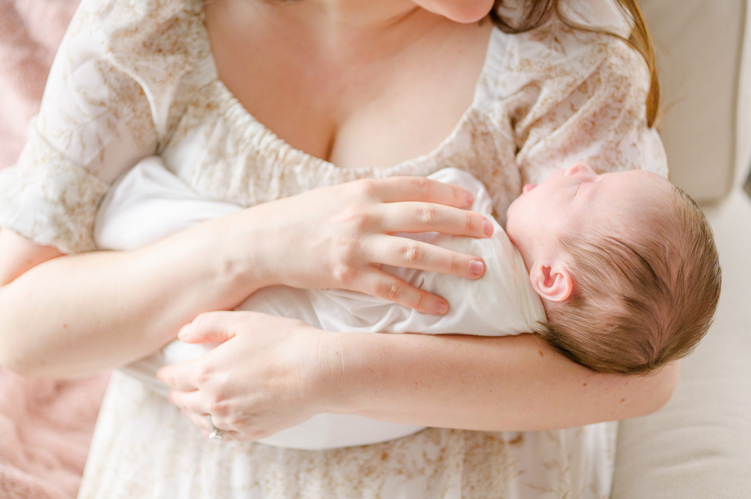 Old Town Alexandria In Home Newborn Session photographed by Baltimore Newborn Photographer Cait Kramer.