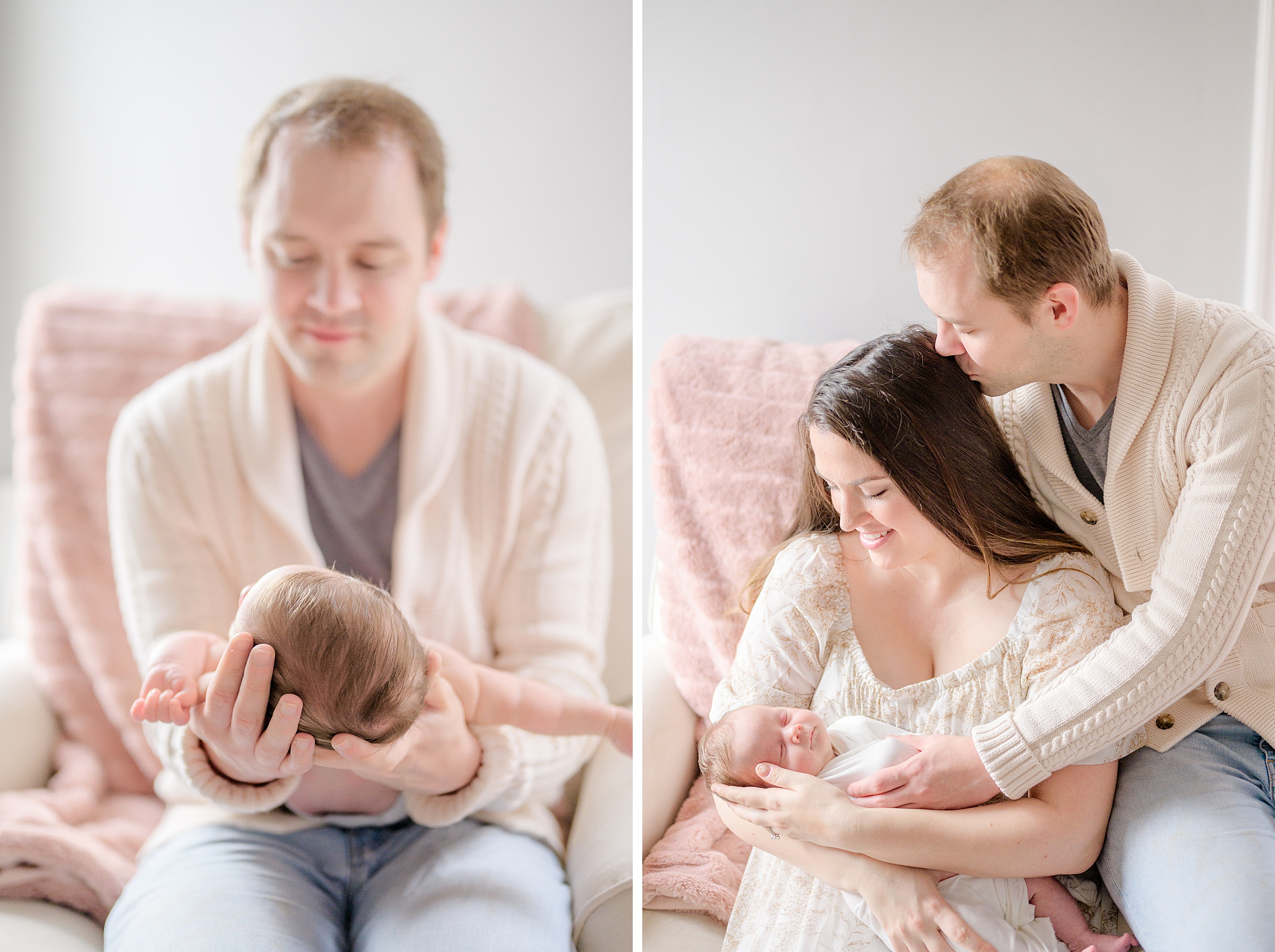 Old Town Alexandria In Home Newborn Session photographed by Baltimore Newborn Photographer Cait Kramer.