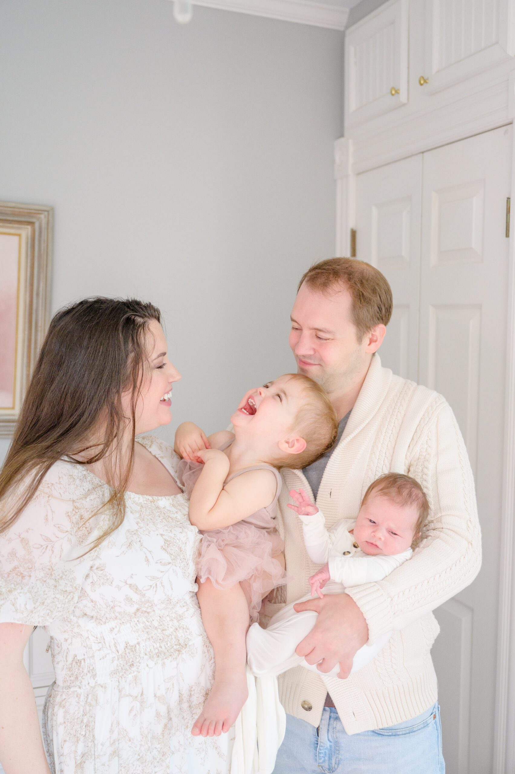 Old Town Alexandria In Home Newborn Session photographed by Baltimore Newborn Photographer Cait Kramer.