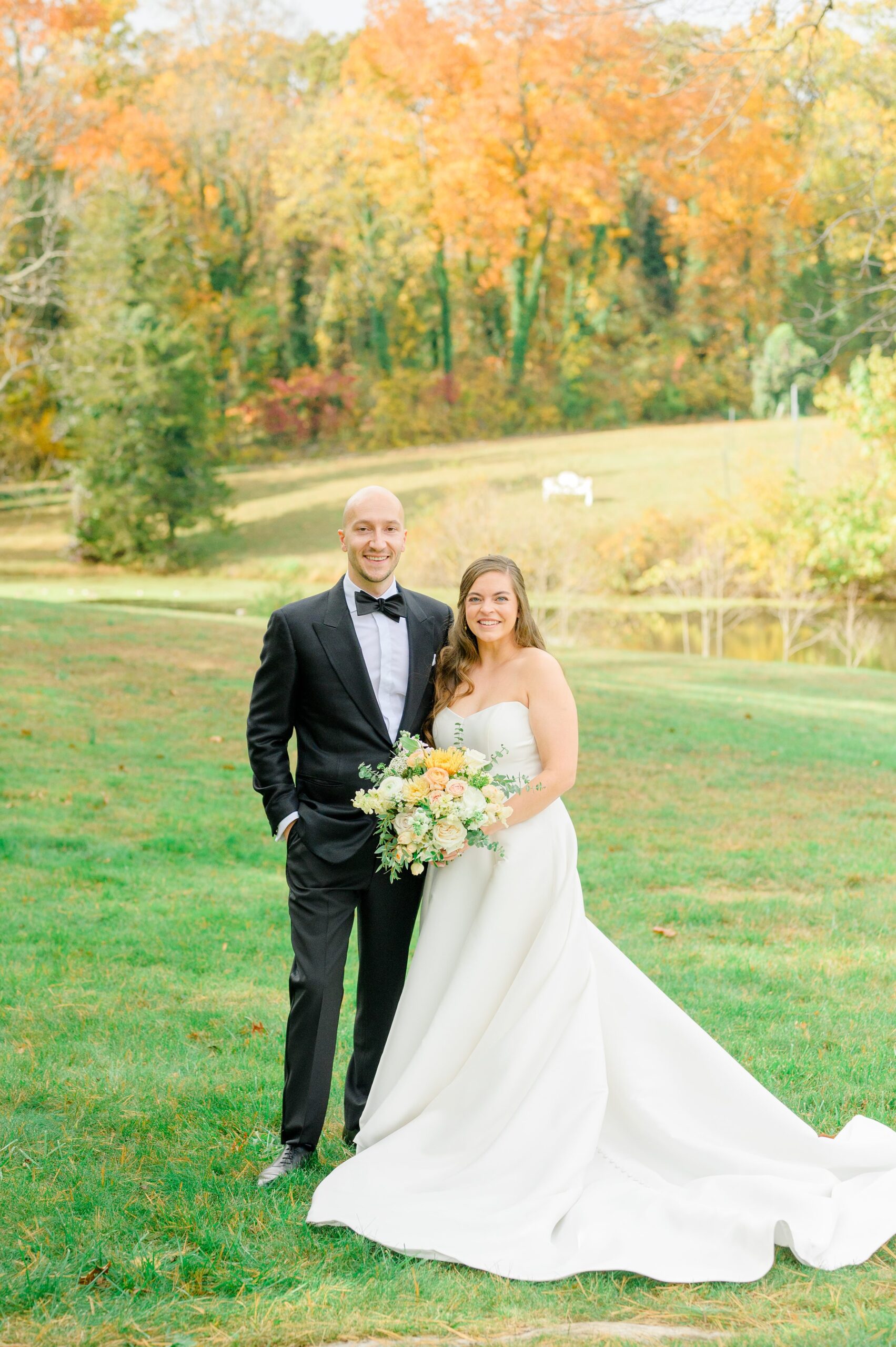 First Look at Poplar Springs Manor in Warrenton, Virginia photographed by Baltimore Wedding Photographer Cait Kramer