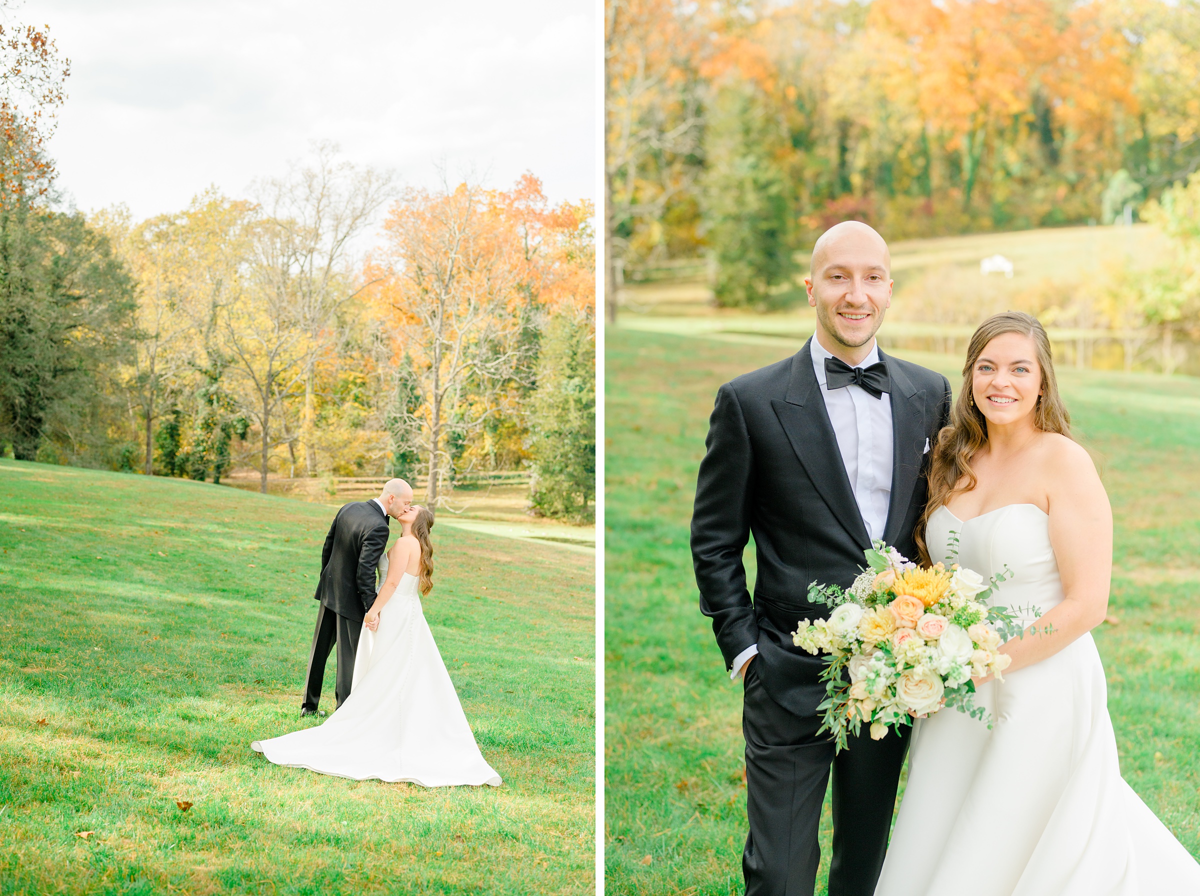 Bride & Groom Portraits at Poplar Springs Manor in Warrenton, Virginia photographed by Baltimore Wedding Photographer Cait Kramer