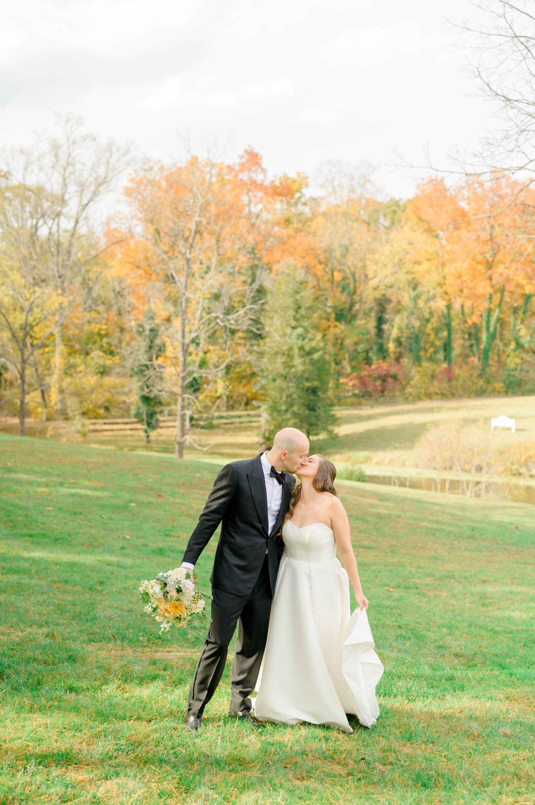 Bride & Groom Portraits at Poplar Springs Manor in Warrenton, Virginia photographed by Baltimore Wedding Photographer Cait Kramer