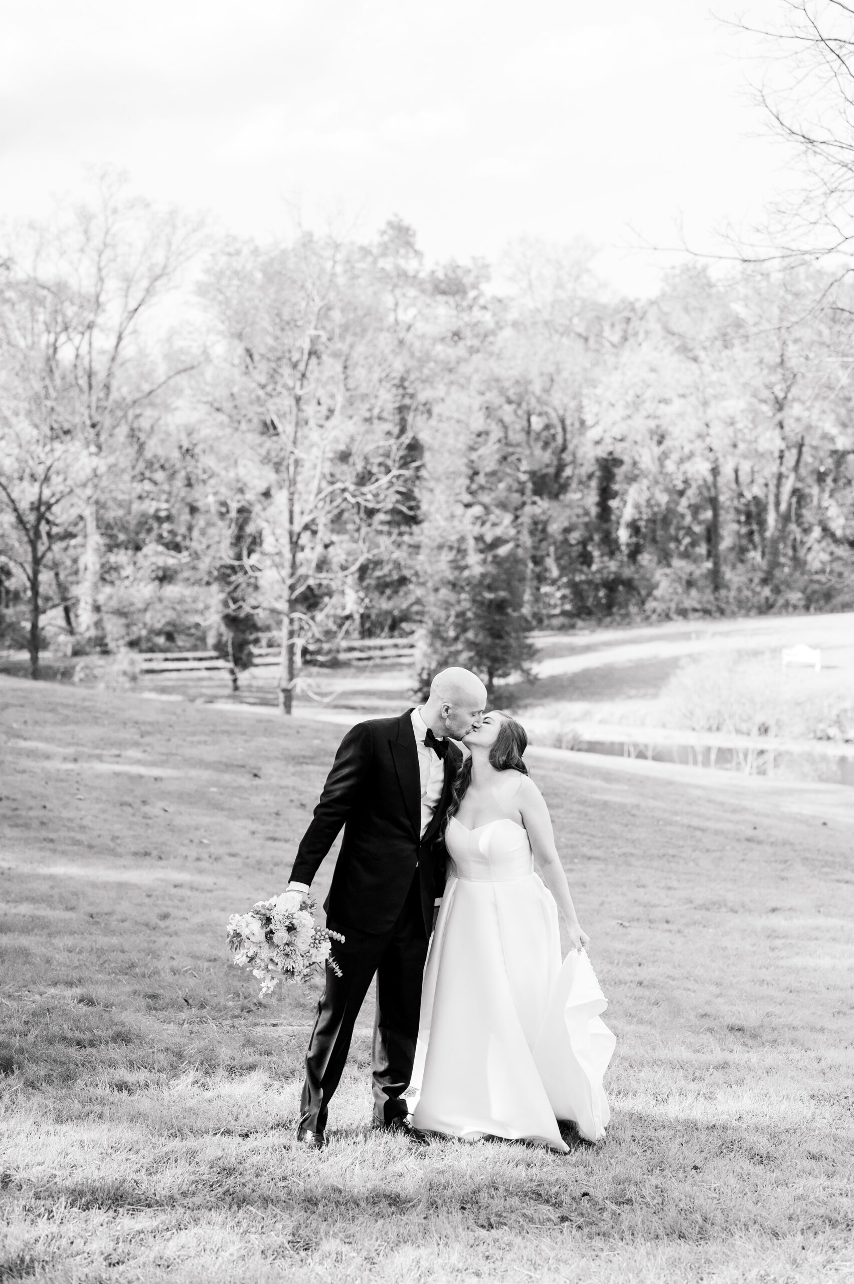 Bride & Groom Portraits at Poplar Springs Manor in Warrenton, Virginia photographed by Baltimore Wedding Photographer Cait Kramer