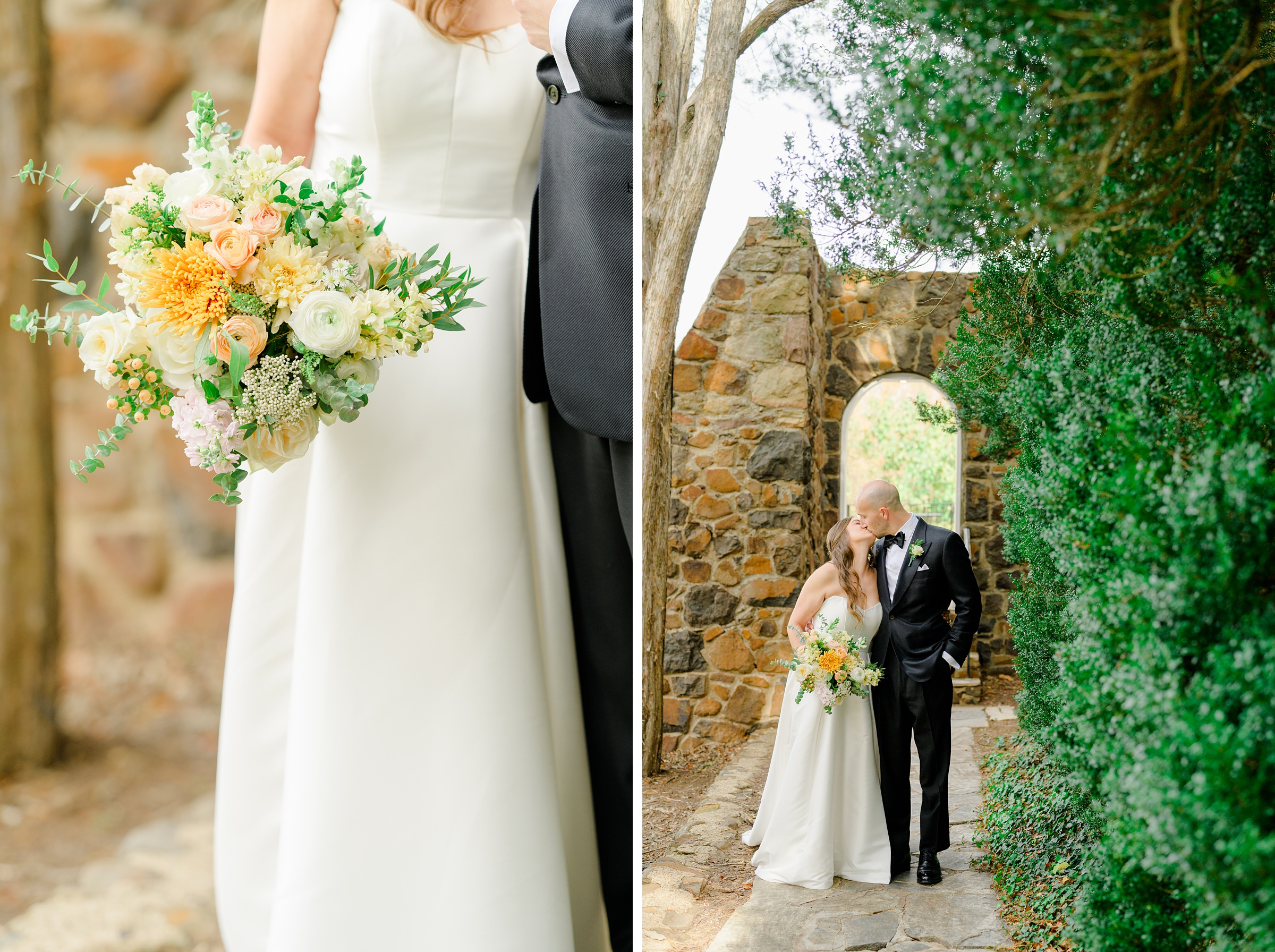 Bride & Groom Portraits at Poplar Springs Manor in Warrenton, Virginia photographed by Baltimore Wedding Photographer Cait Kramer