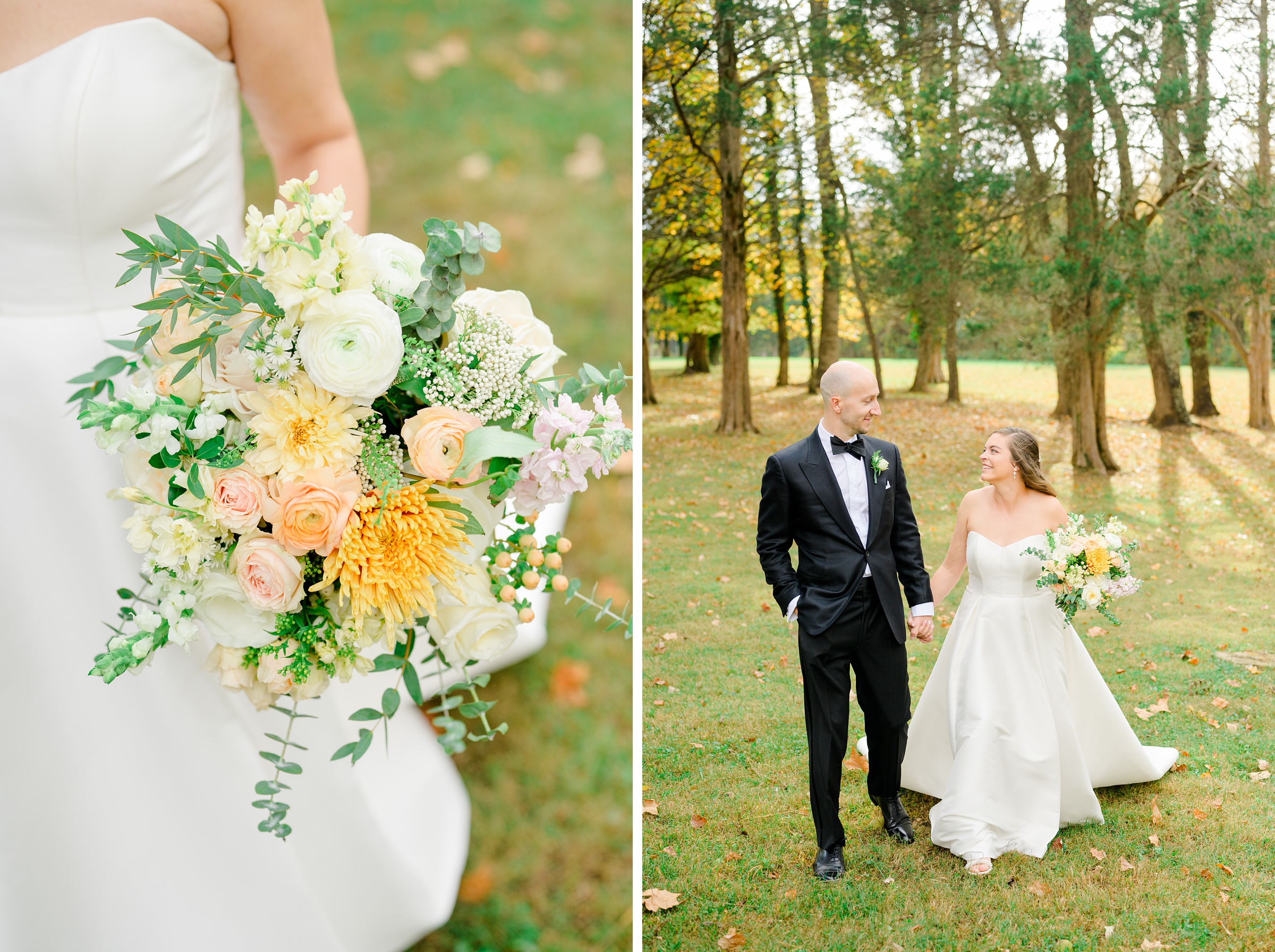 Bride & Groom Portraits at Poplar Springs Manor in Warrenton, Virginia photographed by Baltimore Wedding Photographer Cait Kramer