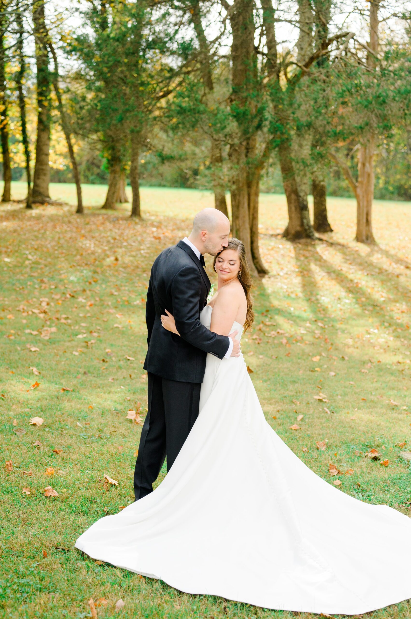 Bride & Groom Portraits at Poplar Springs Manor in Warrenton, Virginia photographed by Baltimore Wedding Photographer Cait Kramer