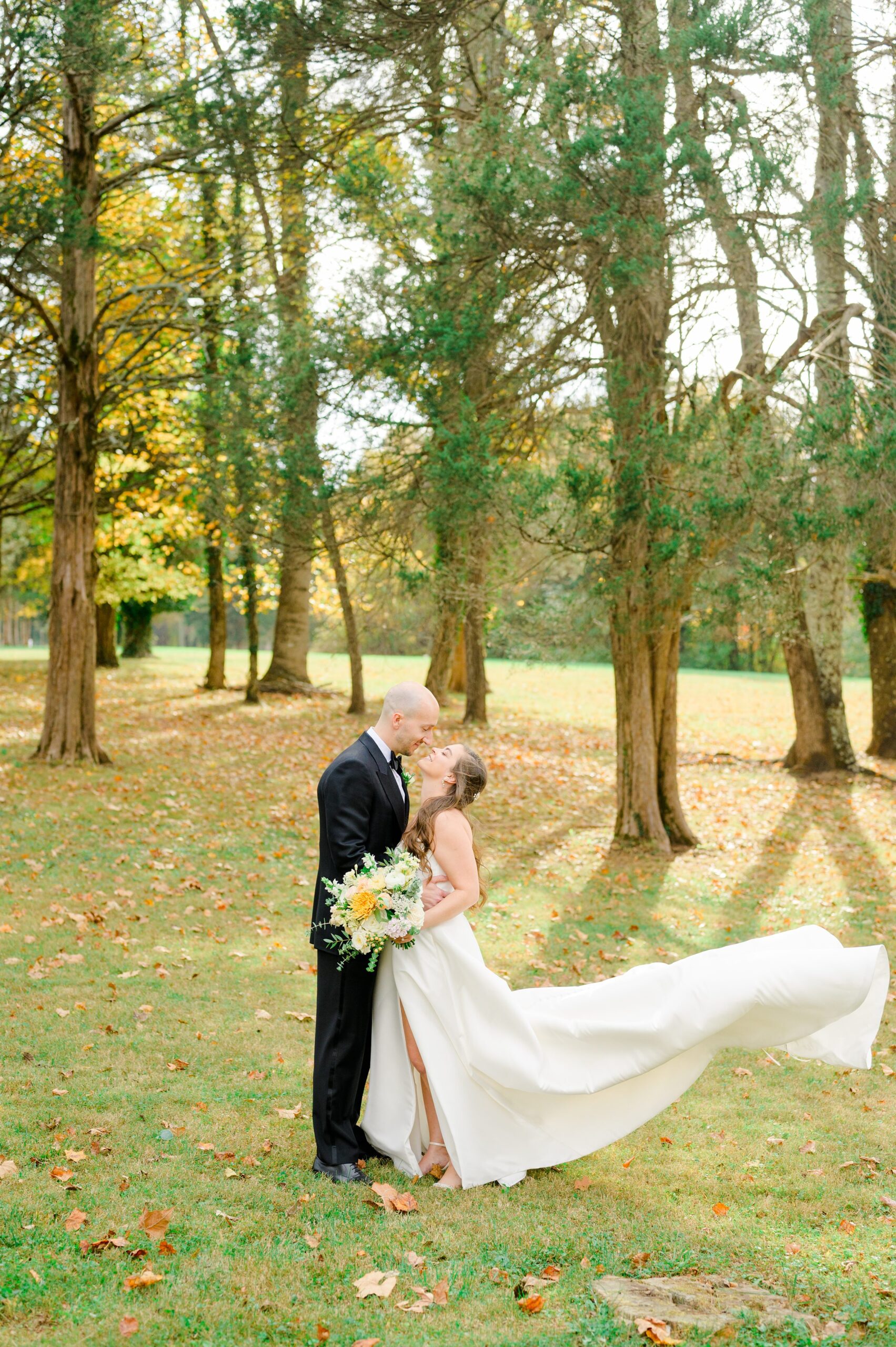 Fall Wedding at Poplar Springs Manor in Warrenton, Virginia photographed by Baltimore Wedding Photographer Cait Kramer