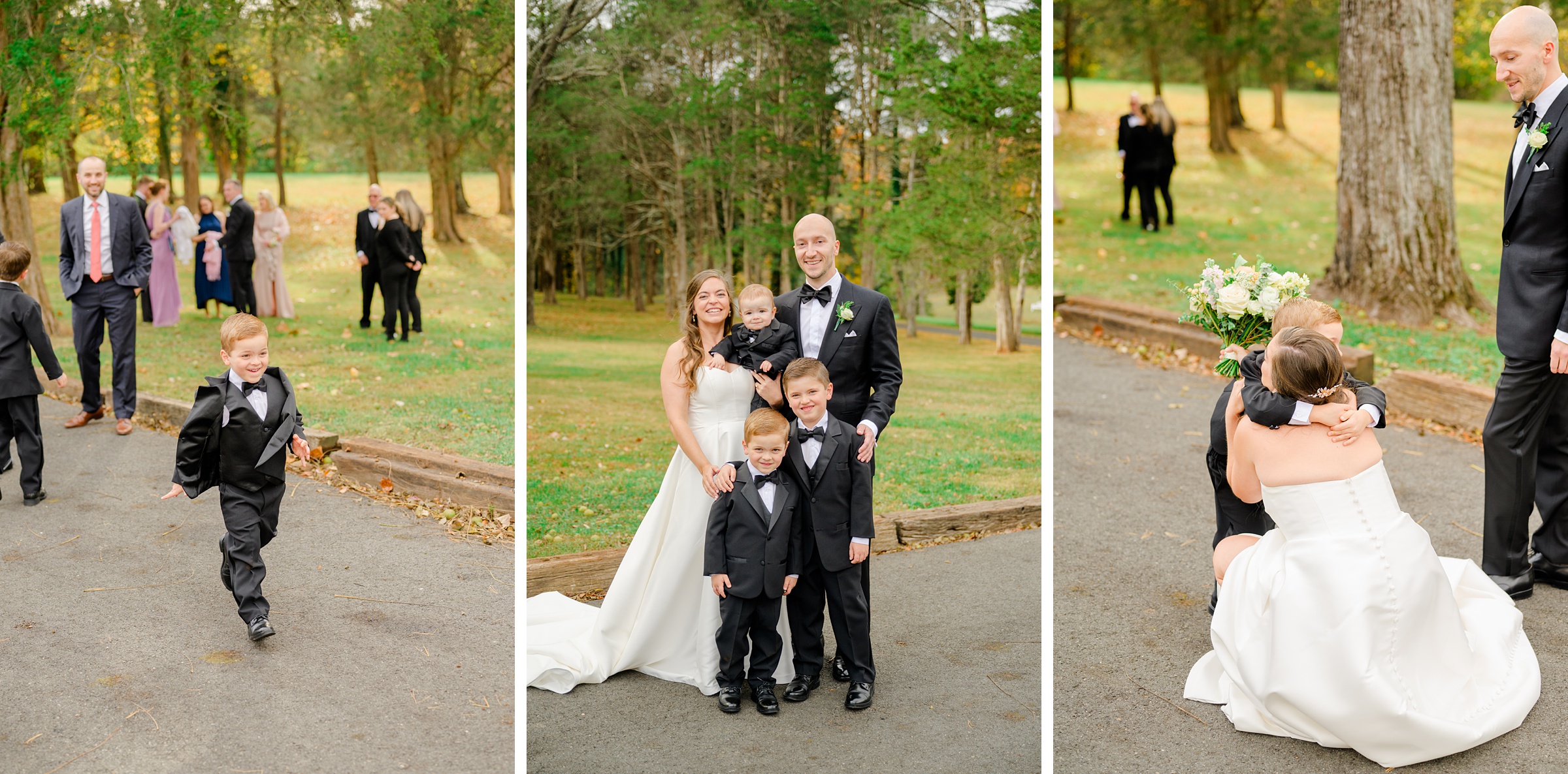 Wedding Ceremony at Poplar Springs Manor in Warrenton, Virginia photographed by Baltimore Wedding Photographer Cait Kramer