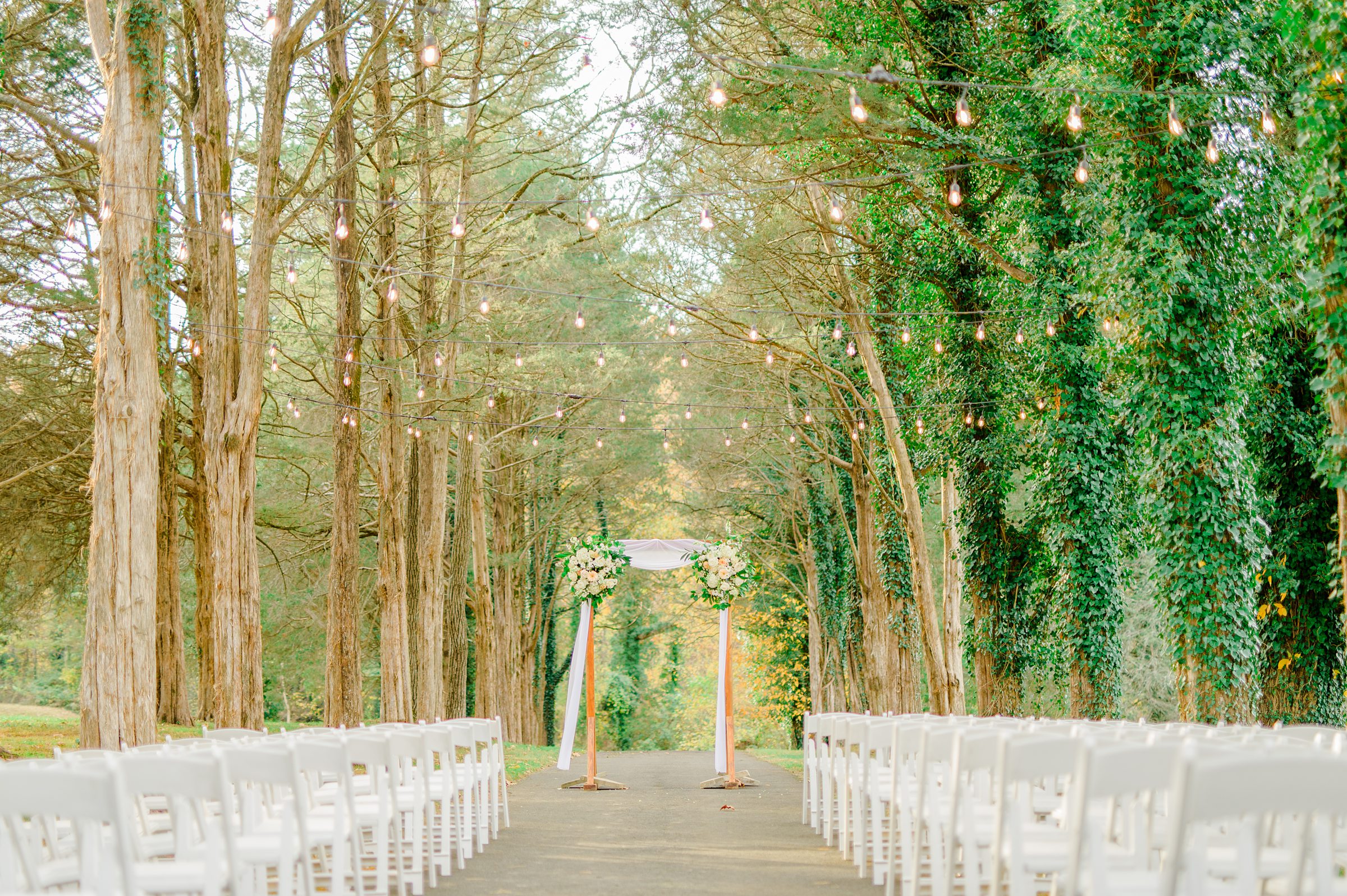 Wedding Ceremony at Poplar Springs Manor in Warrenton, Virginia photographed by Baltimore Wedding Photographer Cait Kramer