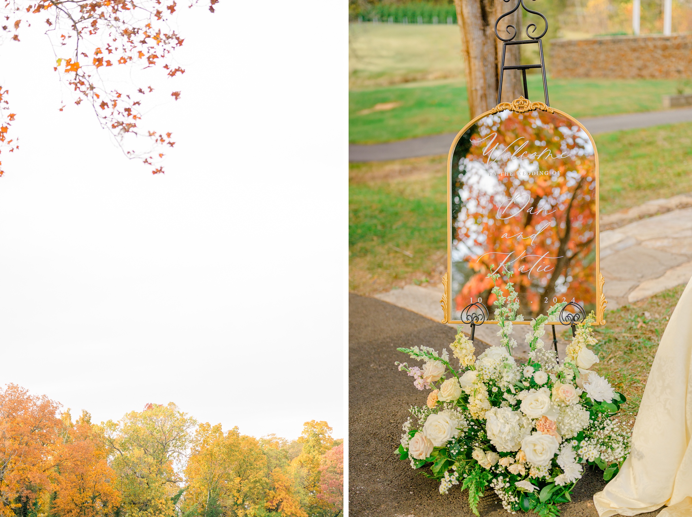 Wedding Ceremony at Poplar Springs Manor in Warrenton, Virginia photographed by Baltimore Wedding Photographer Cait Kramer