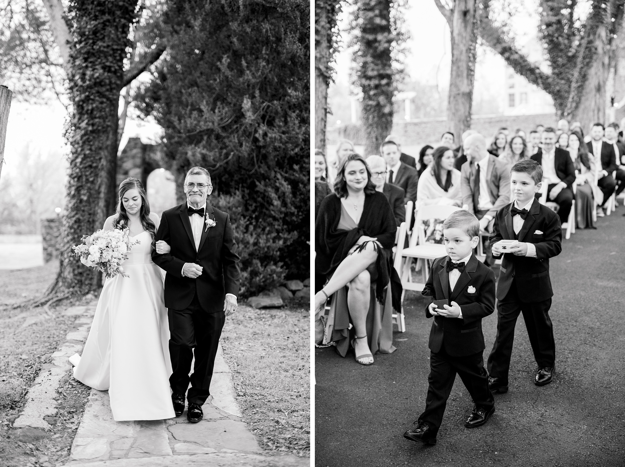 Wedding Ceremony at Poplar Springs Manor in Warrenton, Virginia photographed by Baltimore Wedding Photographer Cait Kramer