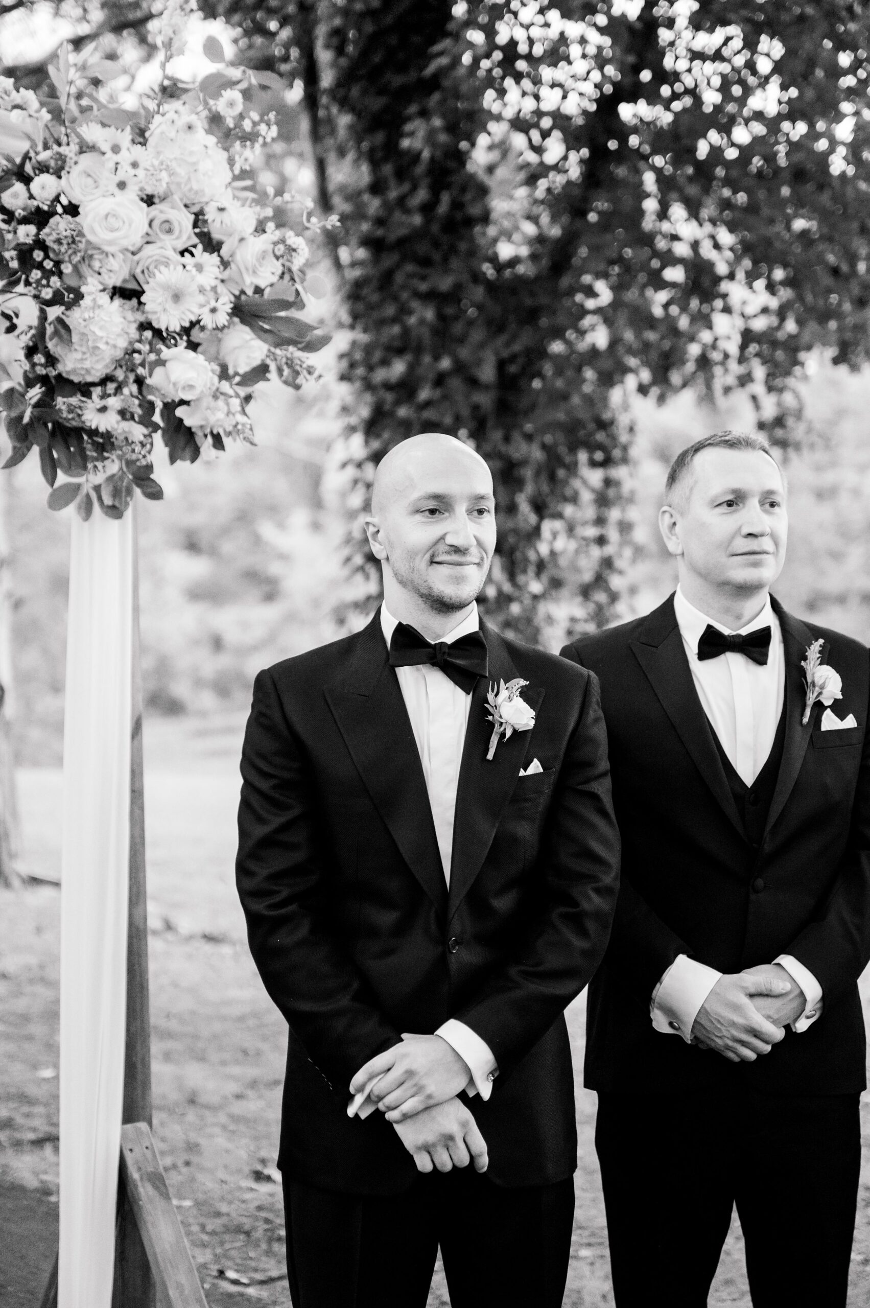 Wedding Ceremony at Poplar Springs Manor in Warrenton, Virginia photographed by Baltimore Wedding Photographer Cait Kramer