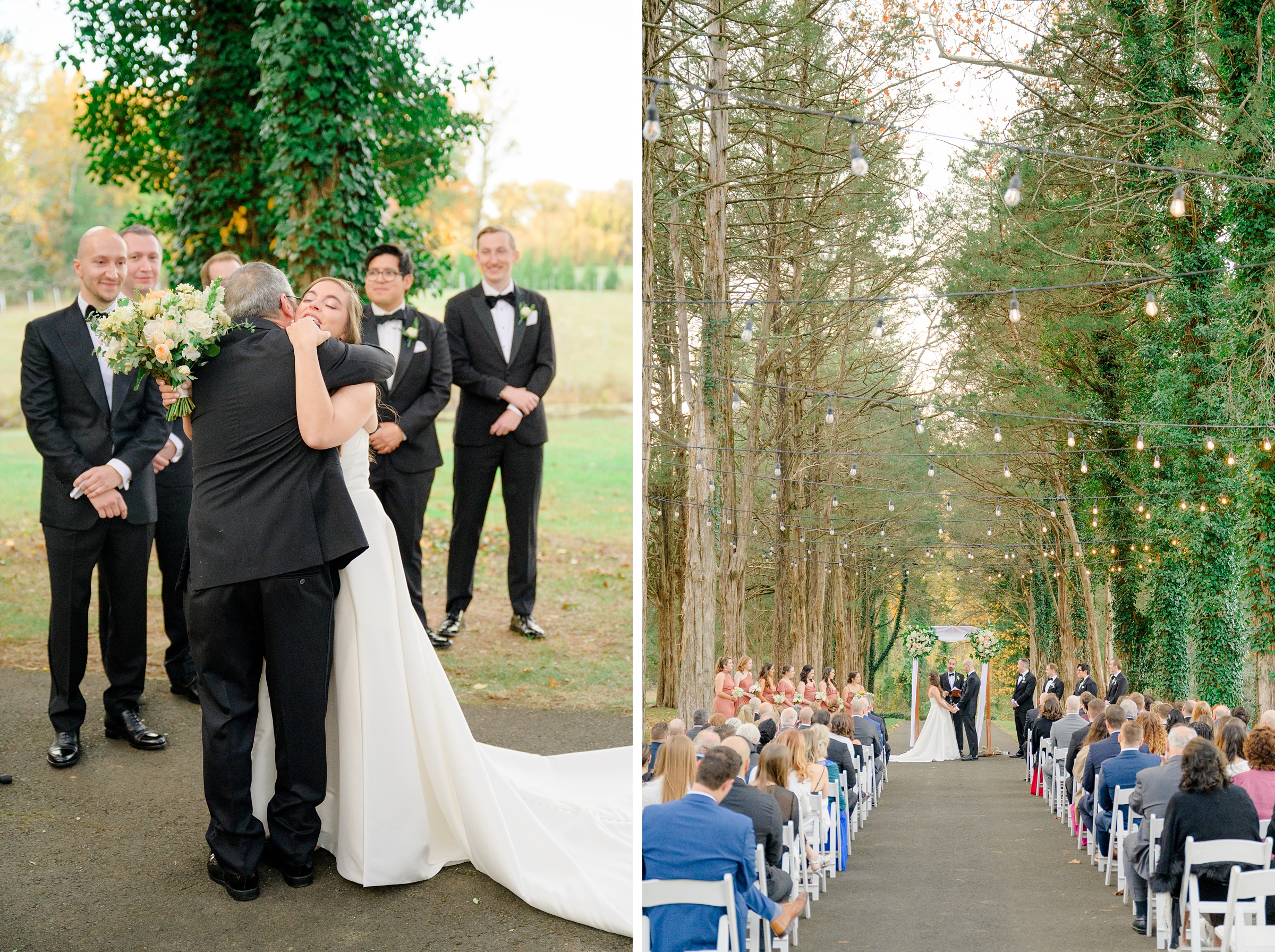 Wedding Ceremony at Poplar Springs Manor in Warrenton, Virginia photographed by Baltimore Wedding Photographer Cait Kramer