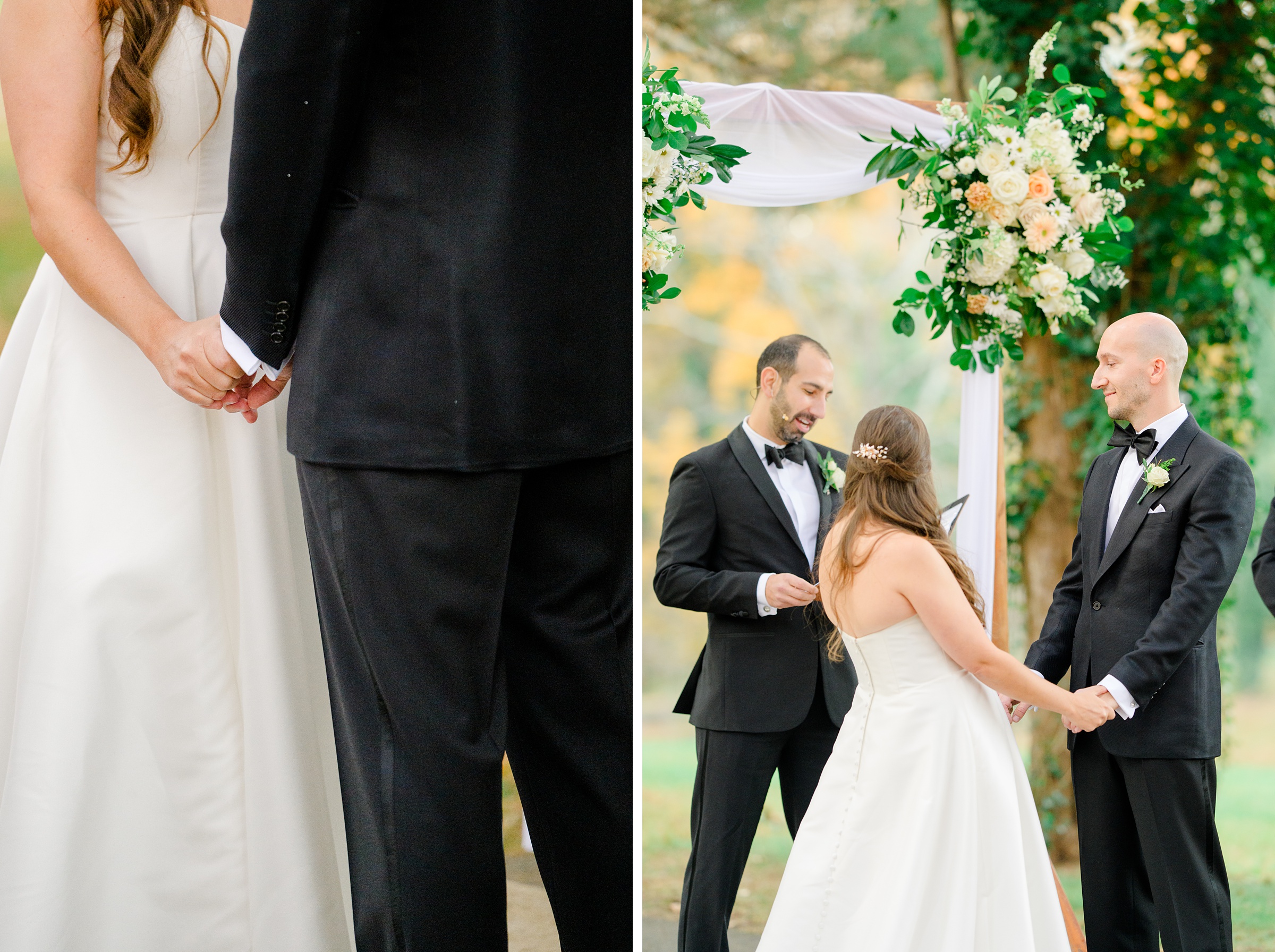 Wedding Ceremony at Poplar Springs Manor in Warrenton, Virginia photographed by Baltimore Wedding Photographer Cait Kramer