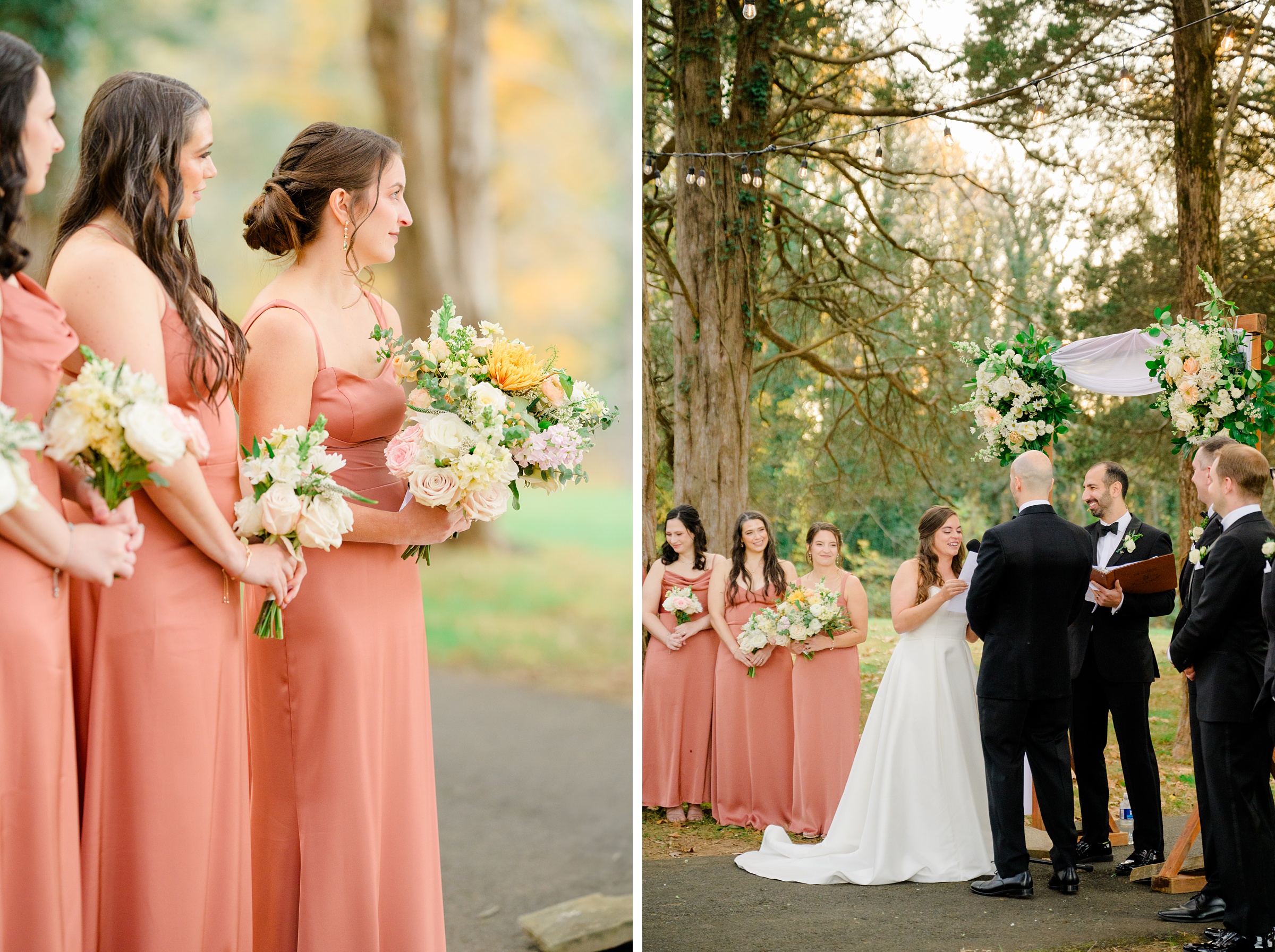 Wedding Ceremony at Poplar Springs Manor in Warrenton, Virginia photographed by Baltimore Wedding Photographer Cait Kramer