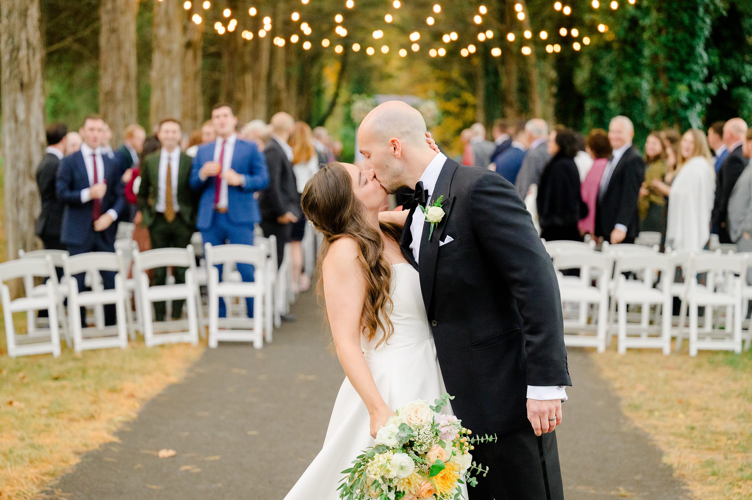 Wedding Ceremony at Poplar Springs Manor in Warrenton, Virginia photographed by Baltimore Wedding Photographer Cait Kramer