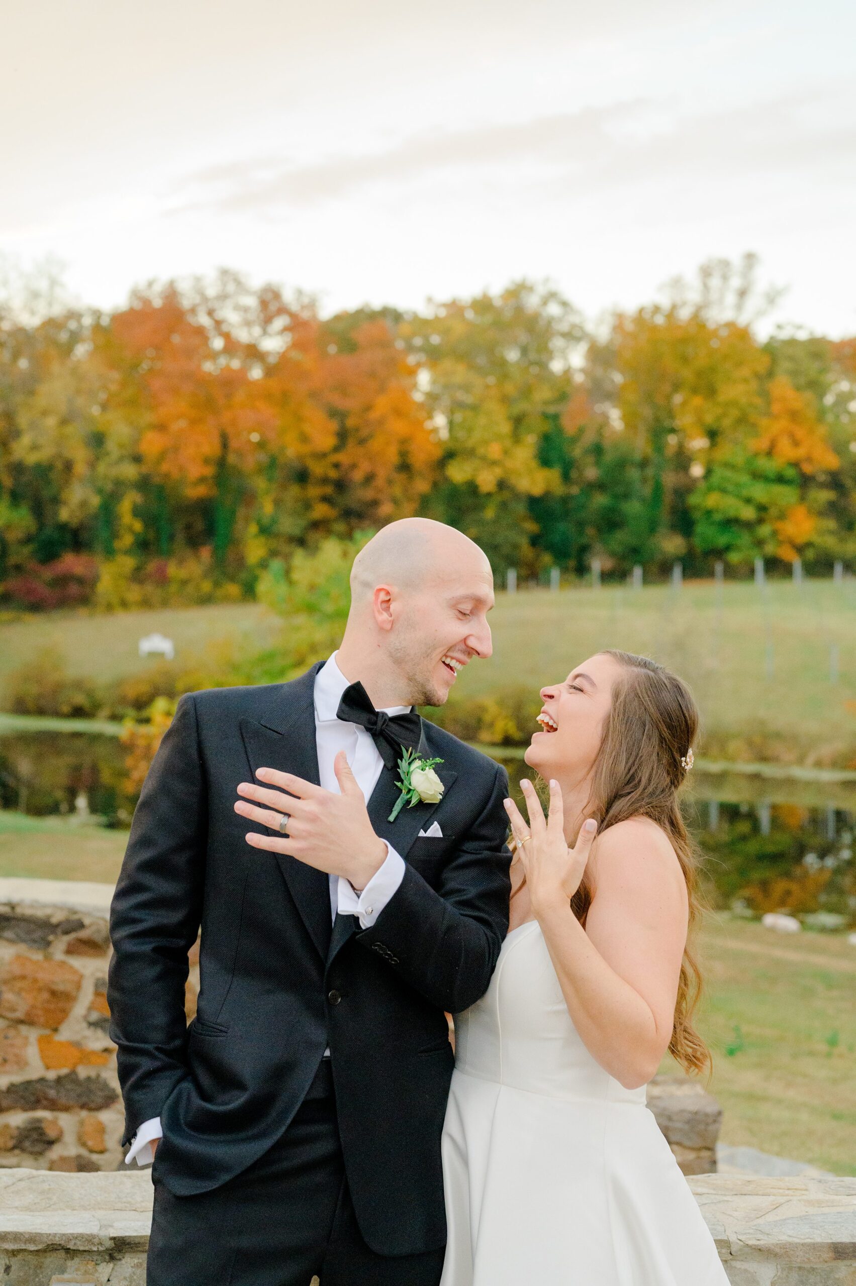 Bride & Groom Portraits at Poplar Springs Manor in Warrenton, Virginia photographed by Baltimore Wedding Photographer Cait Kramer