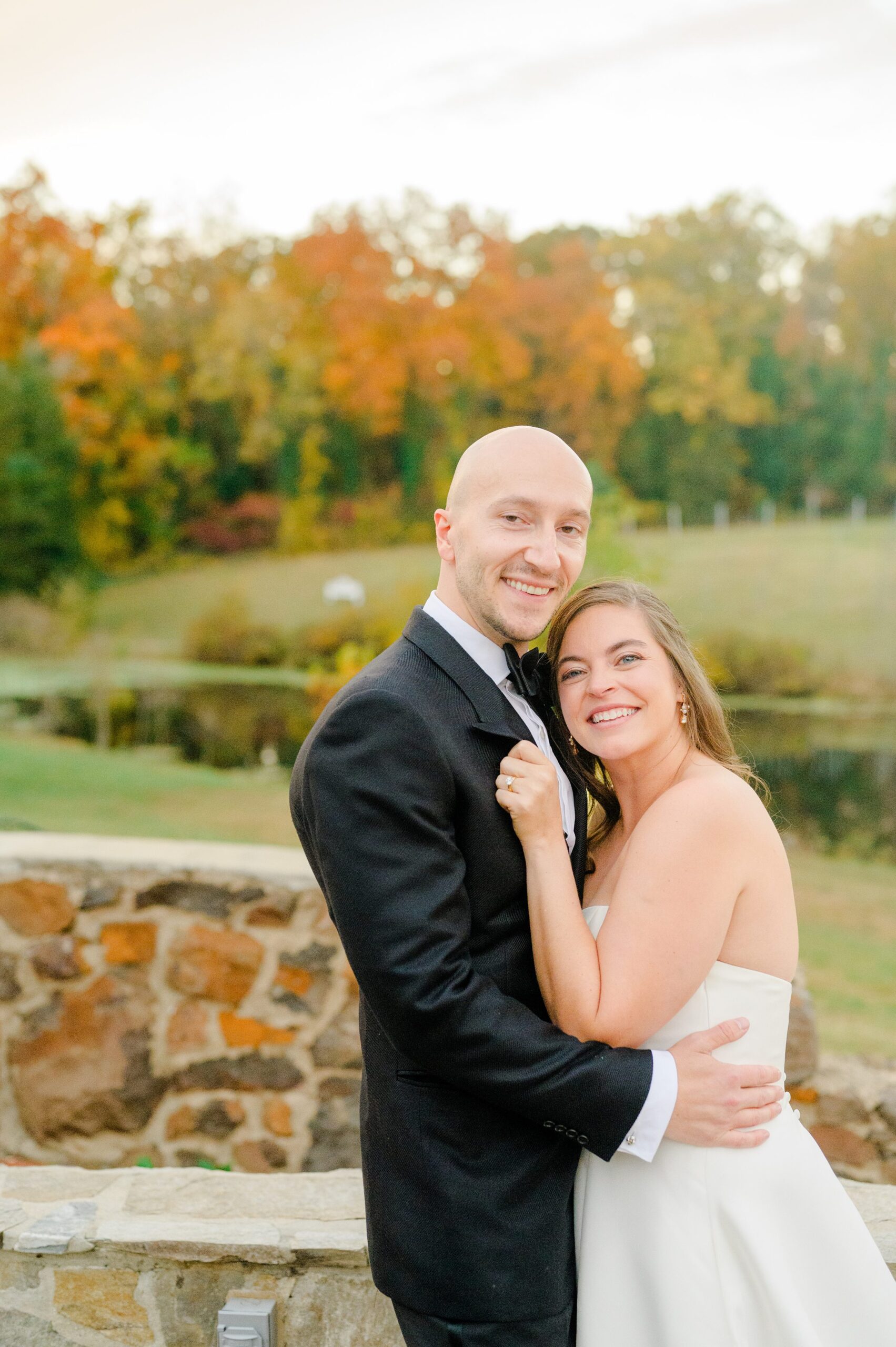 Bride & Groom Portraits at Poplar Springs Manor in Warrenton, Virginia photographed by Baltimore Wedding Photographer Cait Kramer