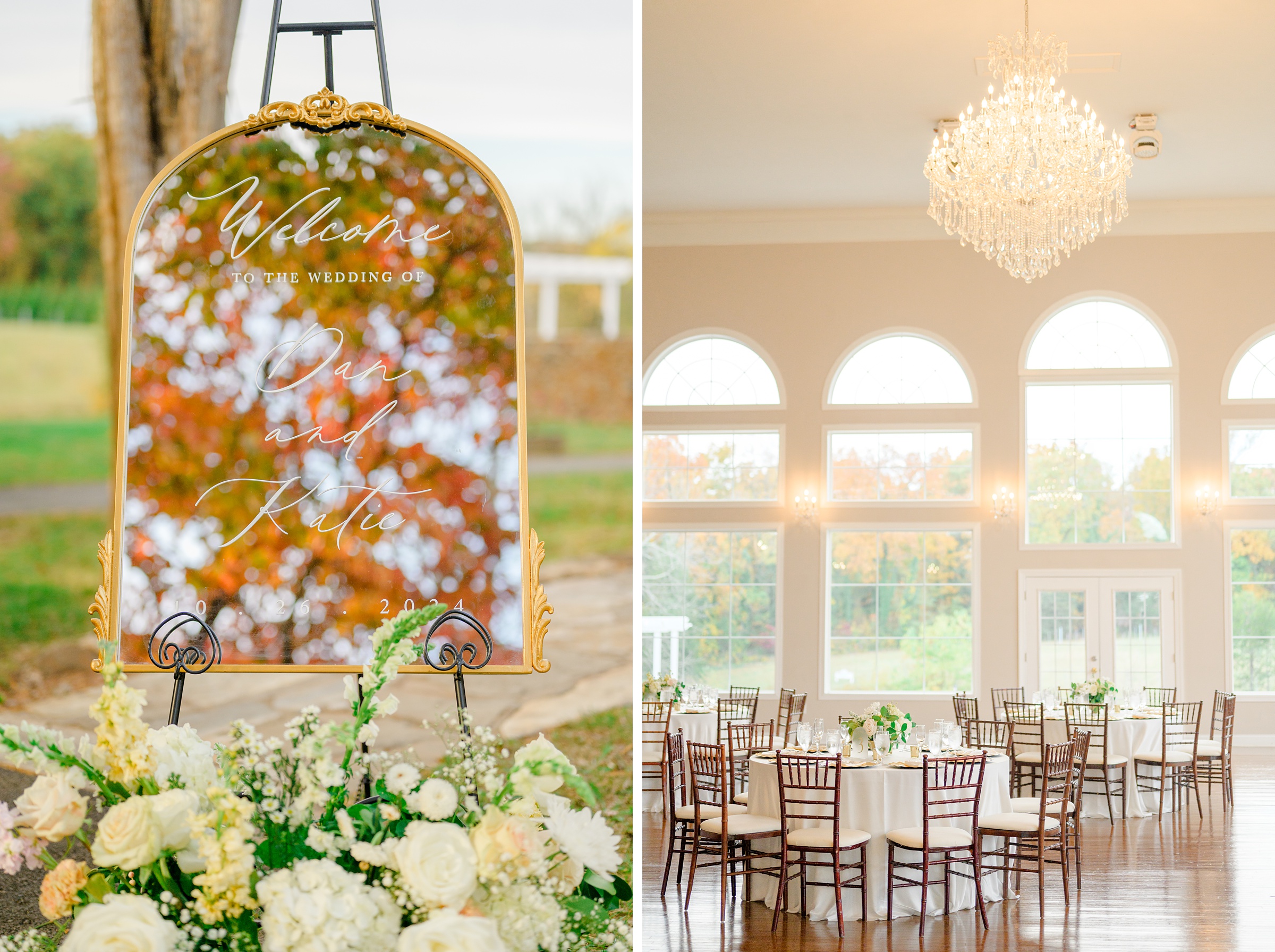 Wedding Reception at Poplar Springs Manor in Warrenton, Virginia photographed by Baltimore Wedding Photographer Cait Kramer